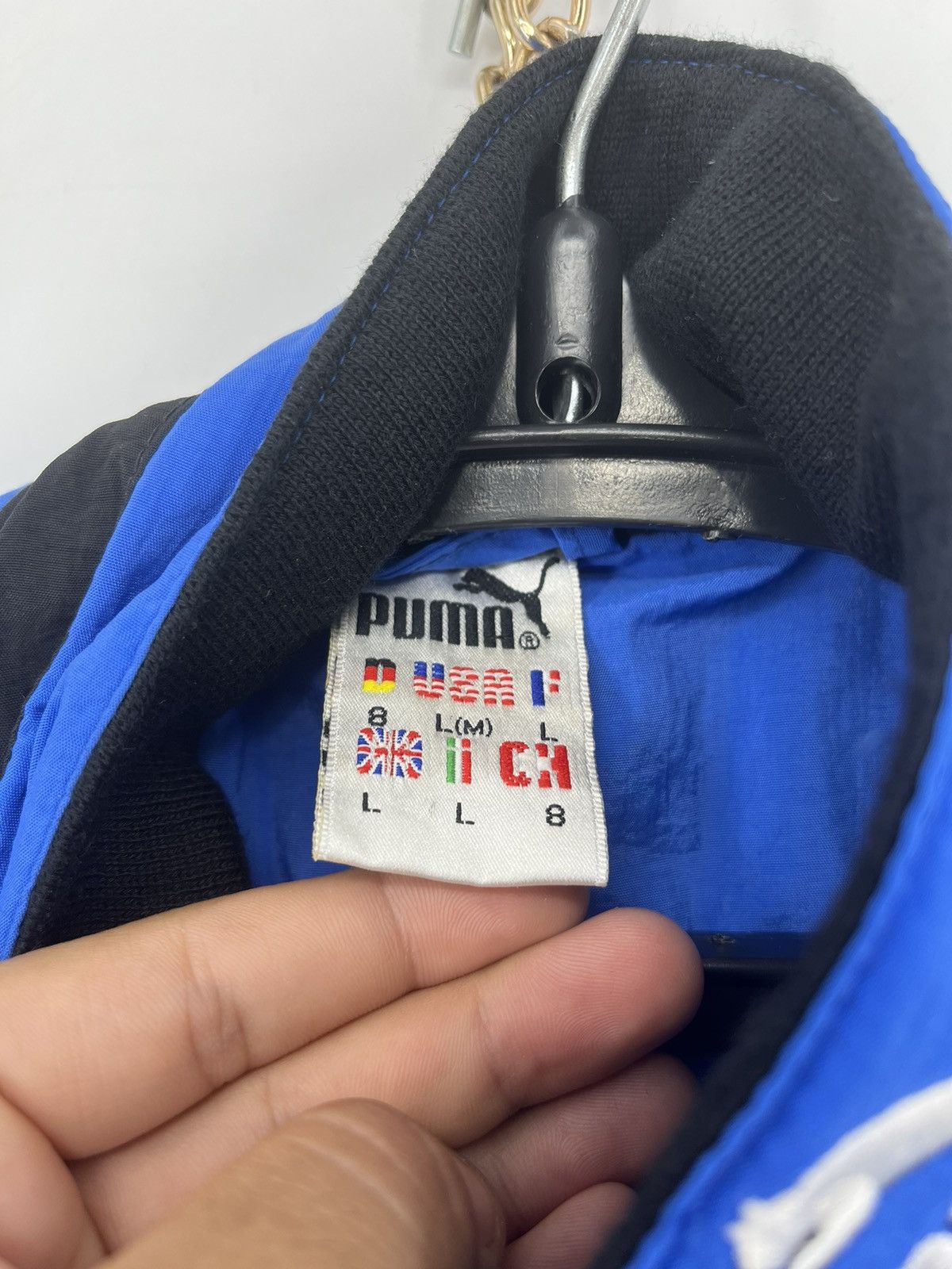 Puma × Vintage 90s Vintage Puma Sport Track Suit Sweatshirt + Pants Size US L / EU 52-54 / 3 - 8 Thumbnail