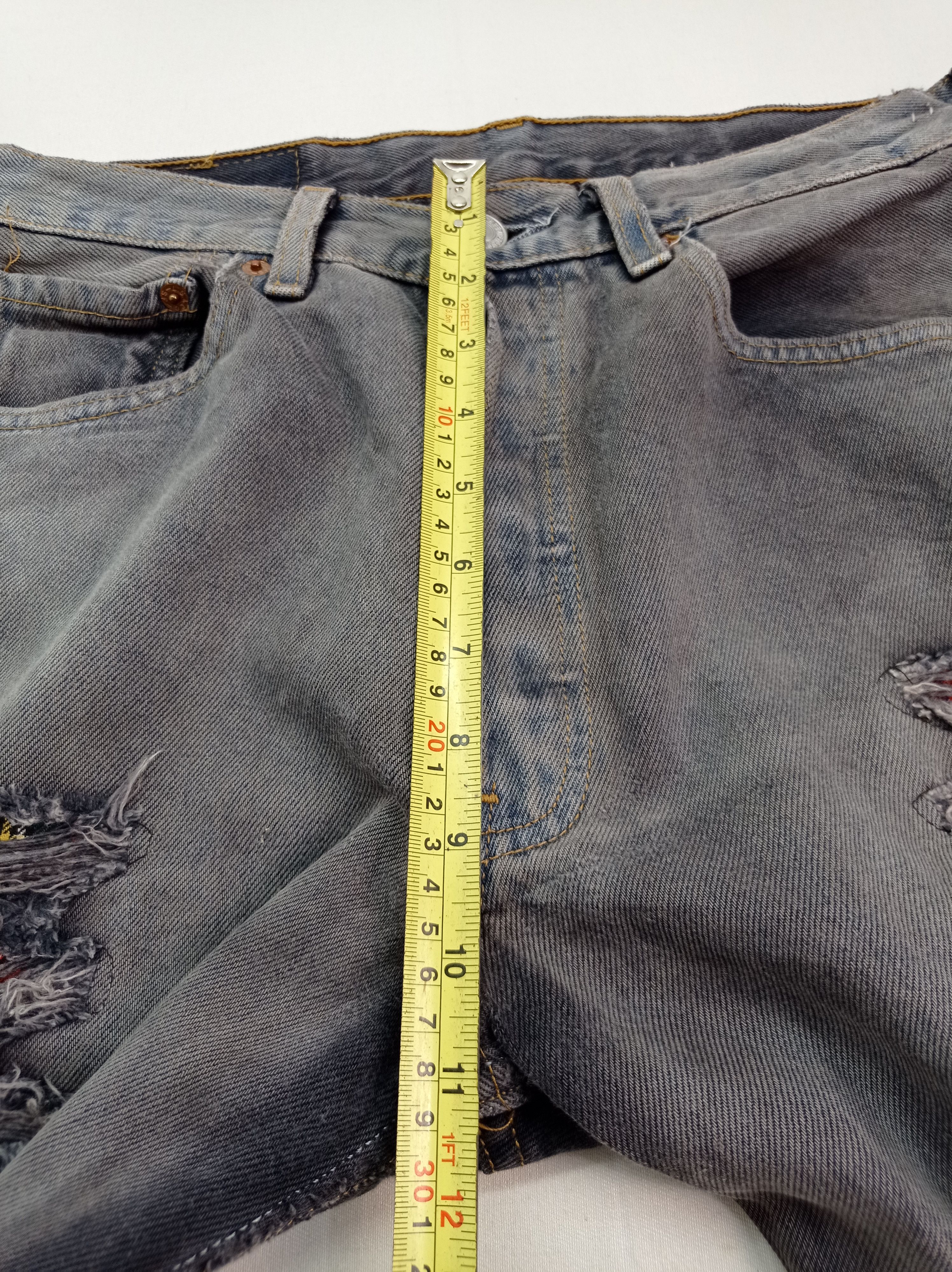 Levi's Vintage Levi's 501 Distressed Denim Pants Size US 29 - 22 Thumbnail