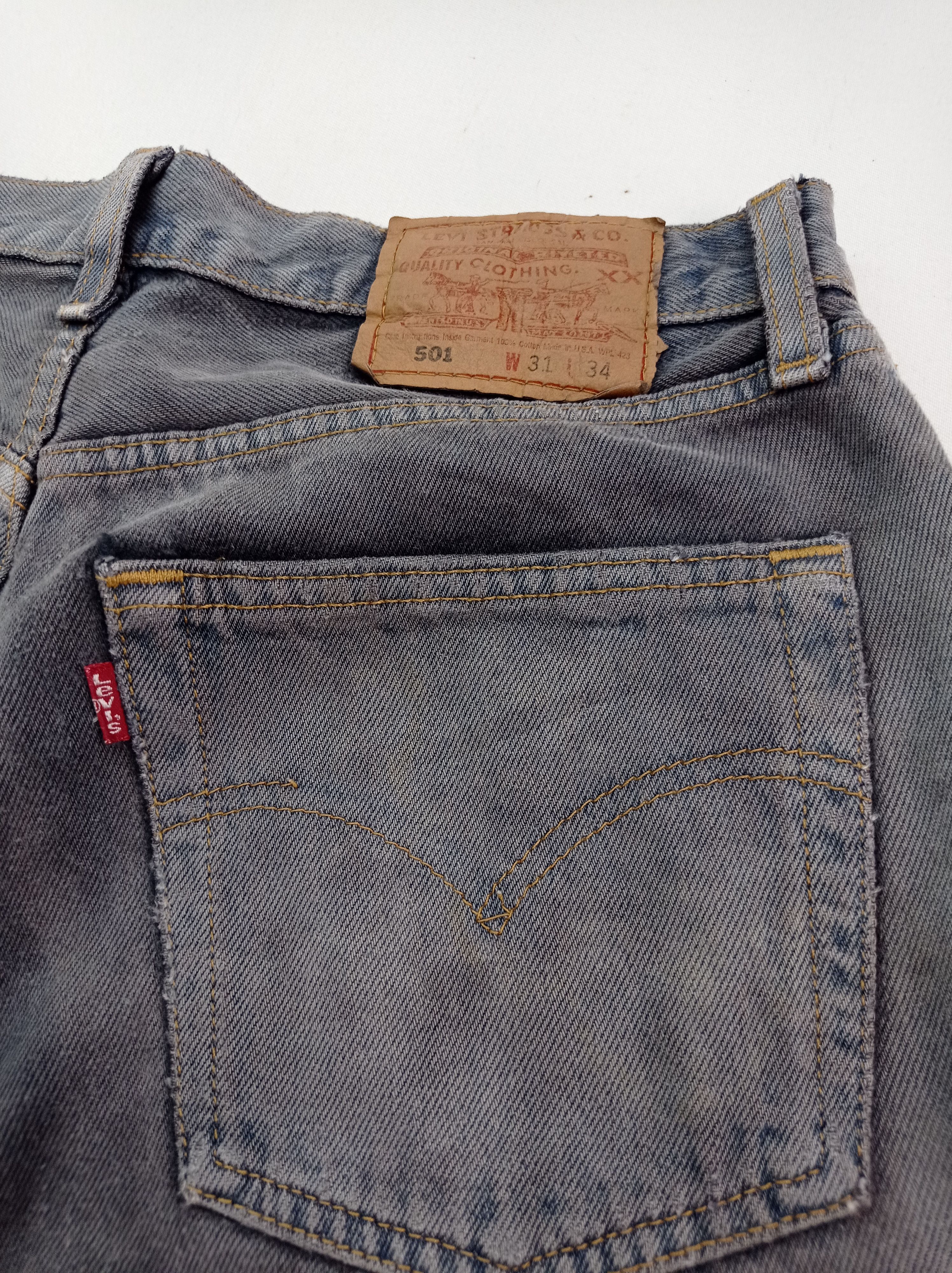 Levi's Vintage Levi's 501 Distressed Denim Pants Size US 29 - 5 Thumbnail