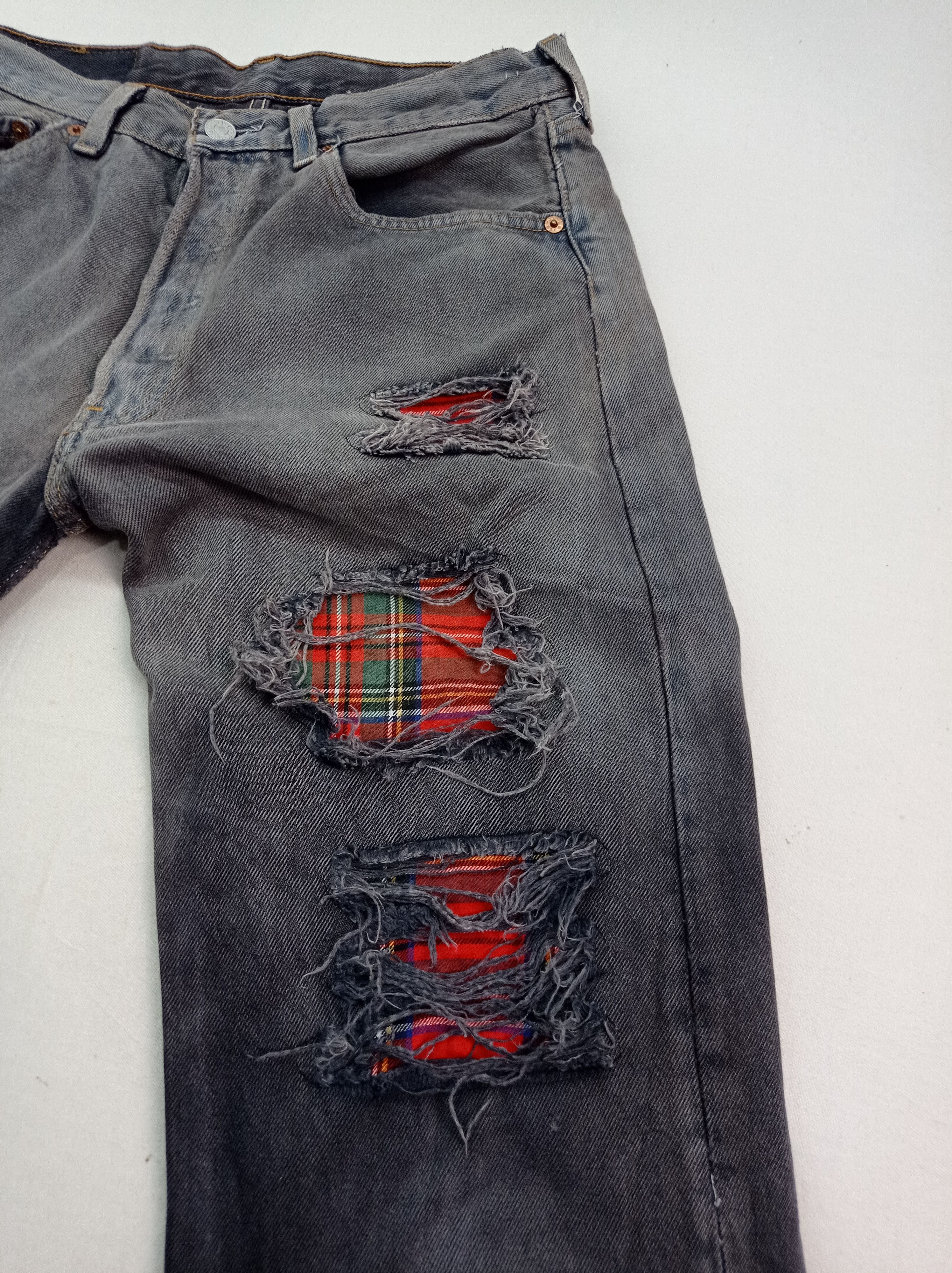 Levi's Vintage Levi's 501 Distressed Denim Pants Size US 29 - 10 Thumbnail