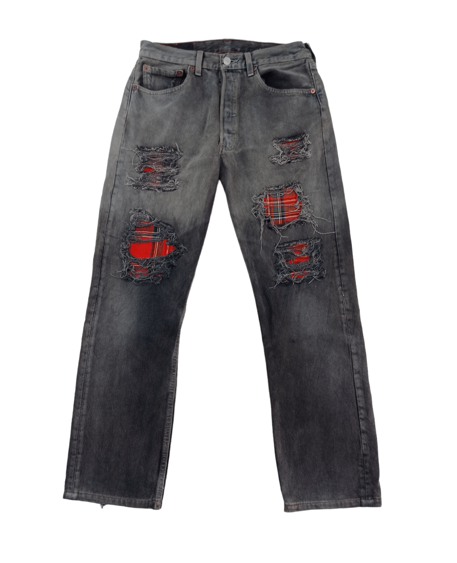 Levi's Vintage Levi's 501 Distressed Denim Pants Size US 29 - 1 Thumbnail