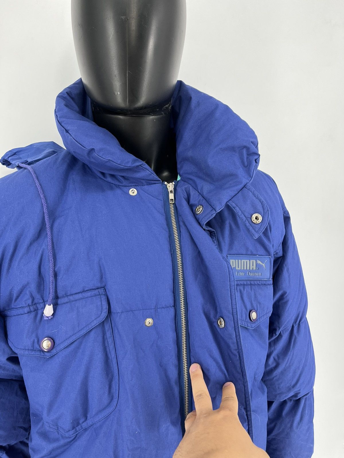 Puma × Vintage Light Jackets Puma vintage 80s 90s Echte Daunen Size US M / EU 48-50 / 2 - 13 Thumbnail