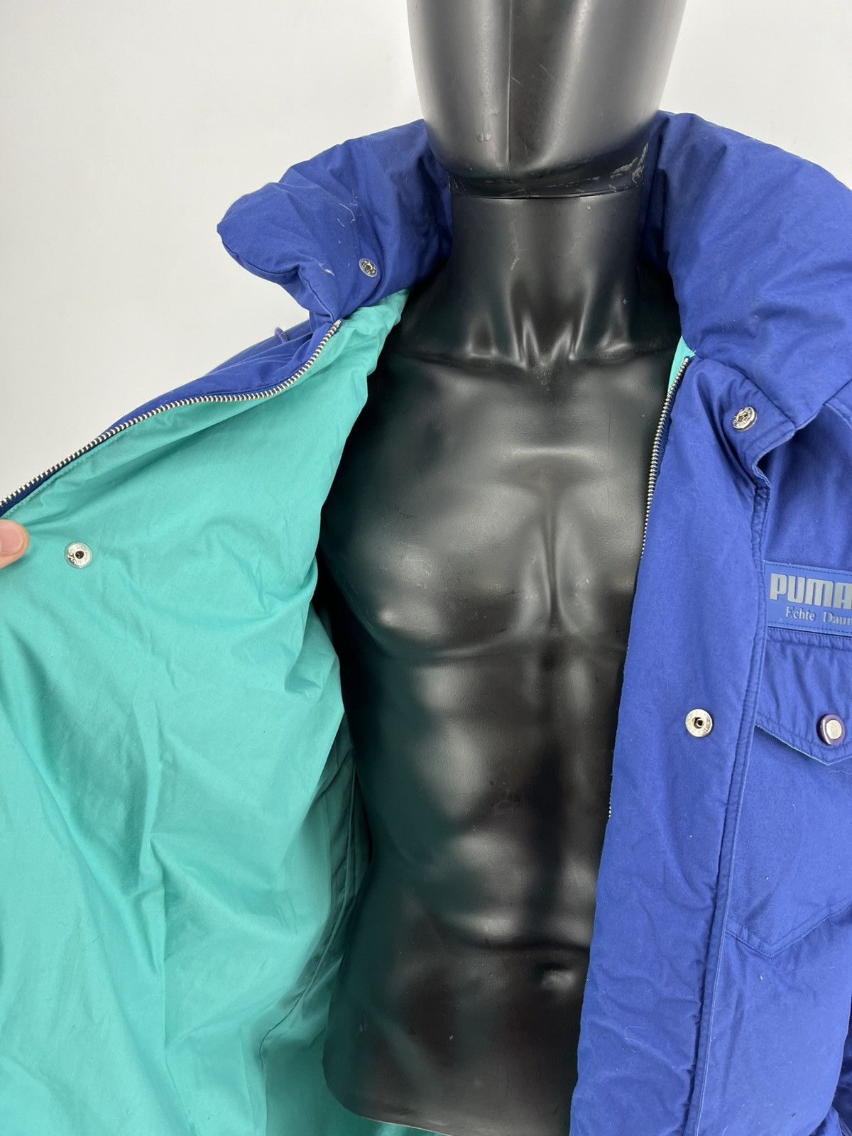 Puma × Vintage Light Jackets Puma vintage 80s 90s Echte Daunen Size US M / EU 48-50 / 2 - 14 Thumbnail