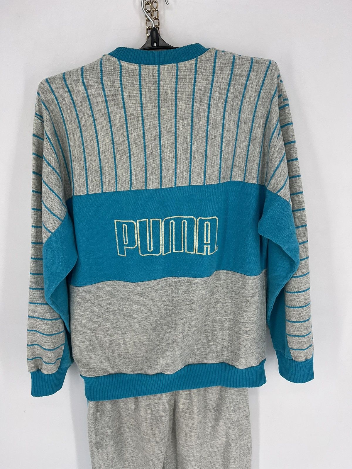 Puma × Vintage 90s Vintage Puma Sport Track Suit Sweatshirt + Pants Size US S / EU 44-46 / 1 - 12 Thumbnail