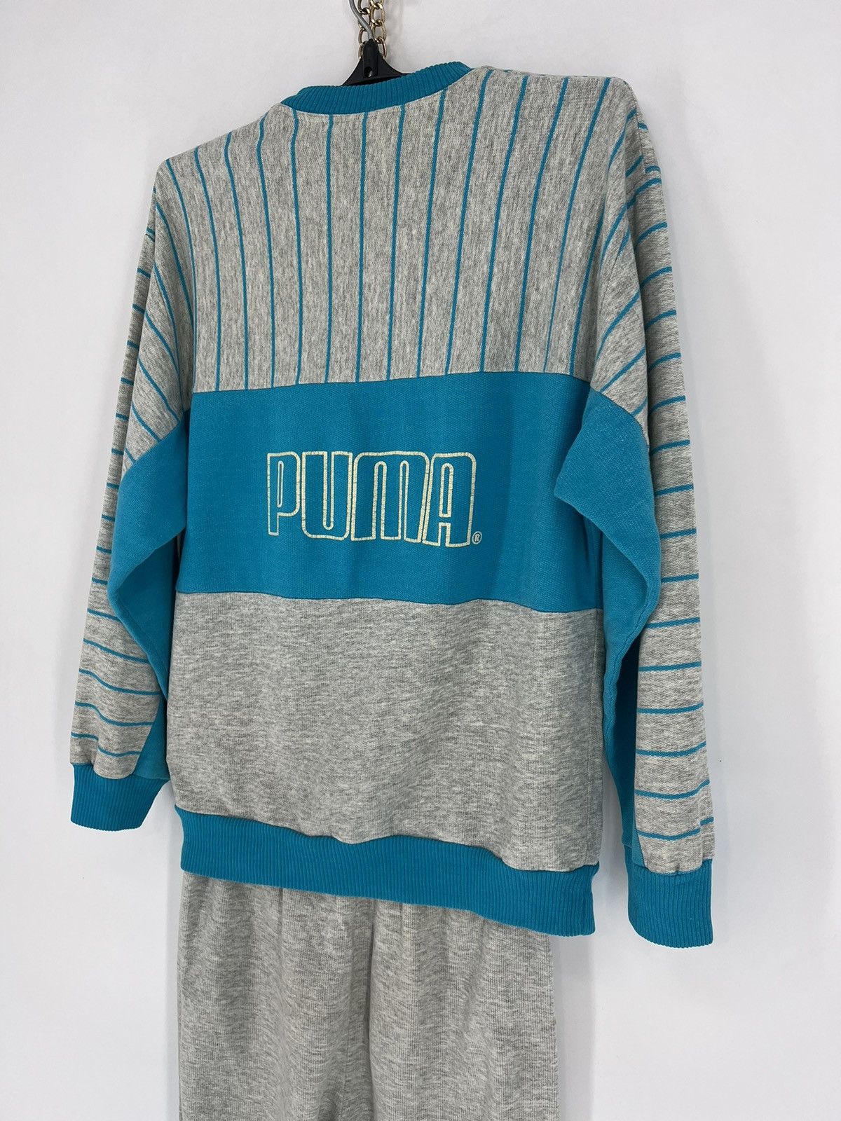Puma × Vintage 90s Vintage Puma Sport Track Suit Sweatshirt + Pants Size US S / EU 44-46 / 1 - 11 Thumbnail