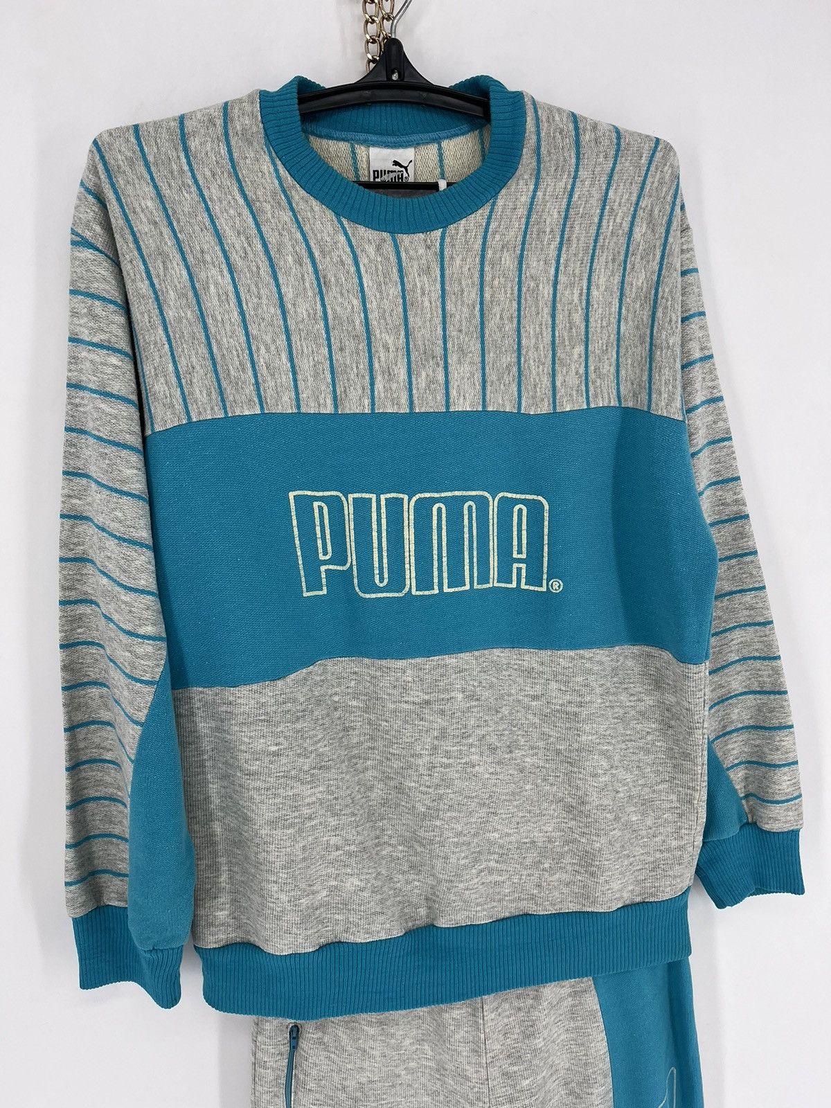 Puma × Vintage 90s Vintage Puma Sport Track Suit Sweatshirt + Pants Size US S / EU 44-46 / 1 - 4 Thumbnail