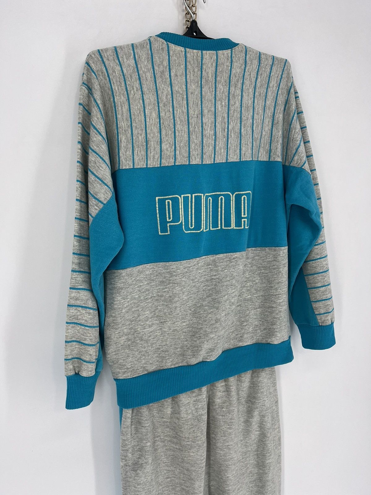 Puma × Vintage 90s Vintage Puma Sport Track Suit Sweatshirt + Pants Size US S / EU 44-46 / 1 - 10 Thumbnail