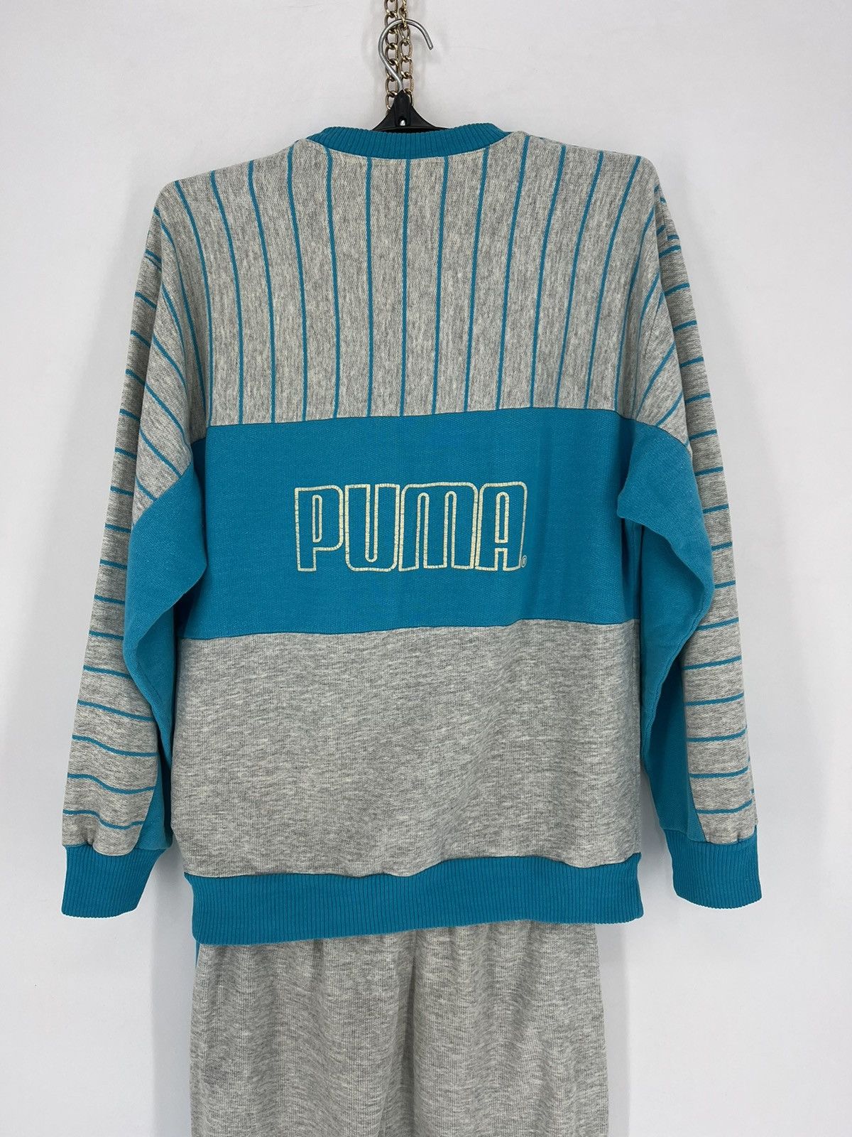 Puma × Vintage 90s Vintage Puma Sport Track Suit Sweatshirt + Pants Size US S / EU 44-46 / 1 - 9 Thumbnail