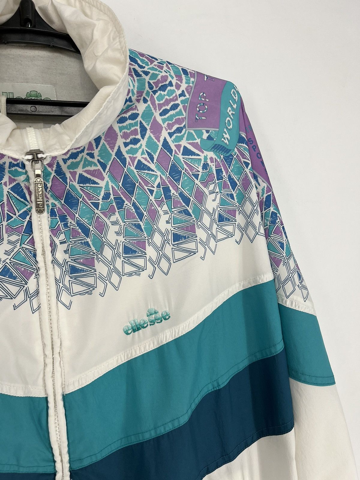 Ellesse × Vintage 90s Vintage ellesse Sport Track Suit Sweatshirt + Pants Size US M / EU 48-50 / 2 - 6 Thumbnail