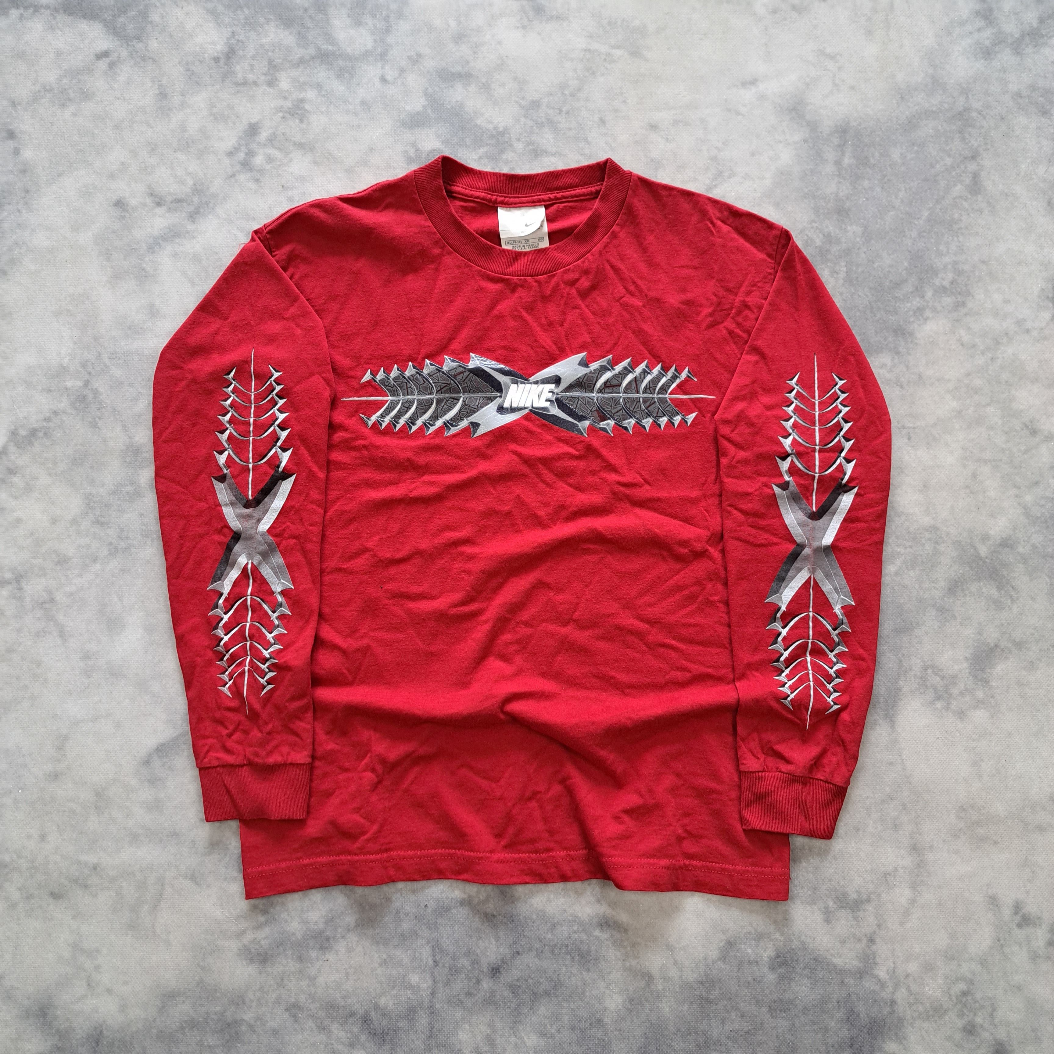 Nike Nike Very Rare Vintage y2k Archive Blades Tribal Longsleeve Size US M / EU 48-50 / 2 - 1 Thumbnail