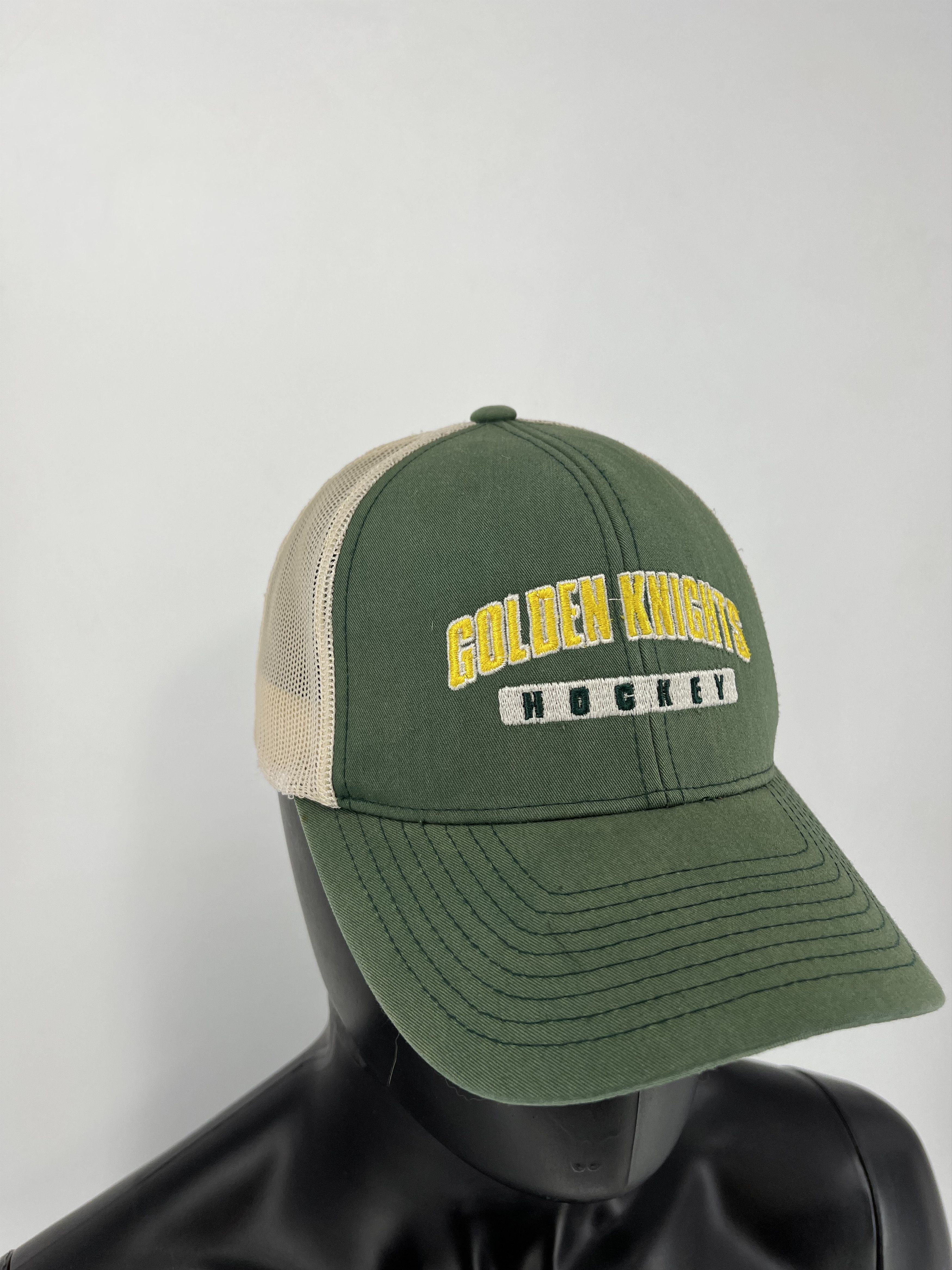 New Era × Vintage Vegas Golden Knights NHL Black Mesh Stretch Hat Size ONE SIZE - 2 Thumbnail