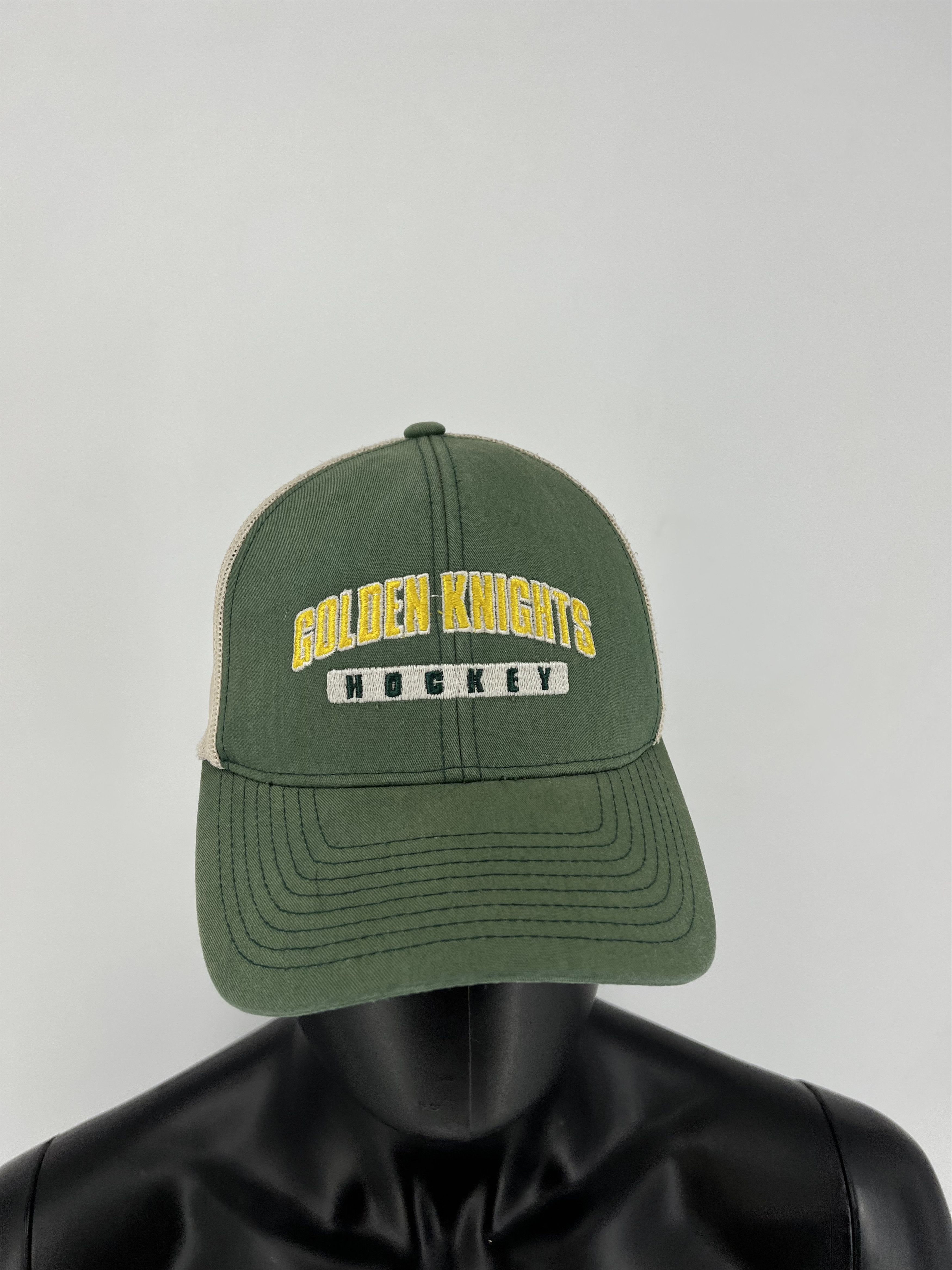 New Era × Vintage Vegas Golden Knights NHL Black Mesh Stretch Hat Size ONE SIZE - 1 Thumbnail