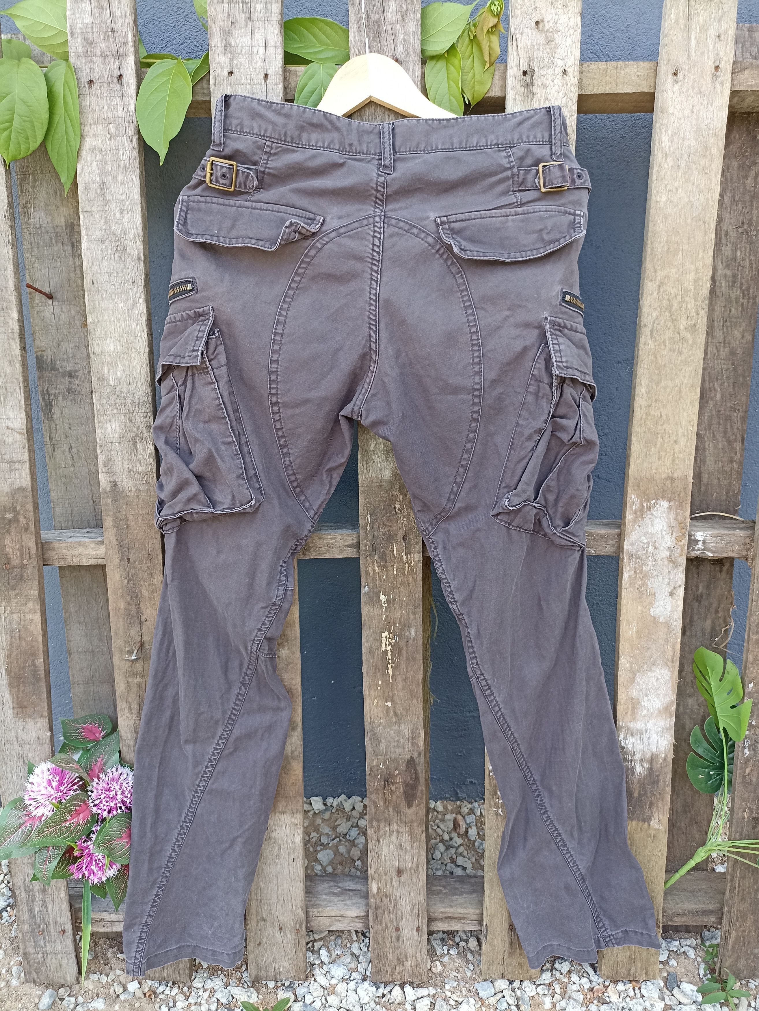 Japanese Brand × Vintage Vintage Sun Faded Flash Report Cargo Utility Pants Size US 30 / EU 46 - 4 Thumbnail