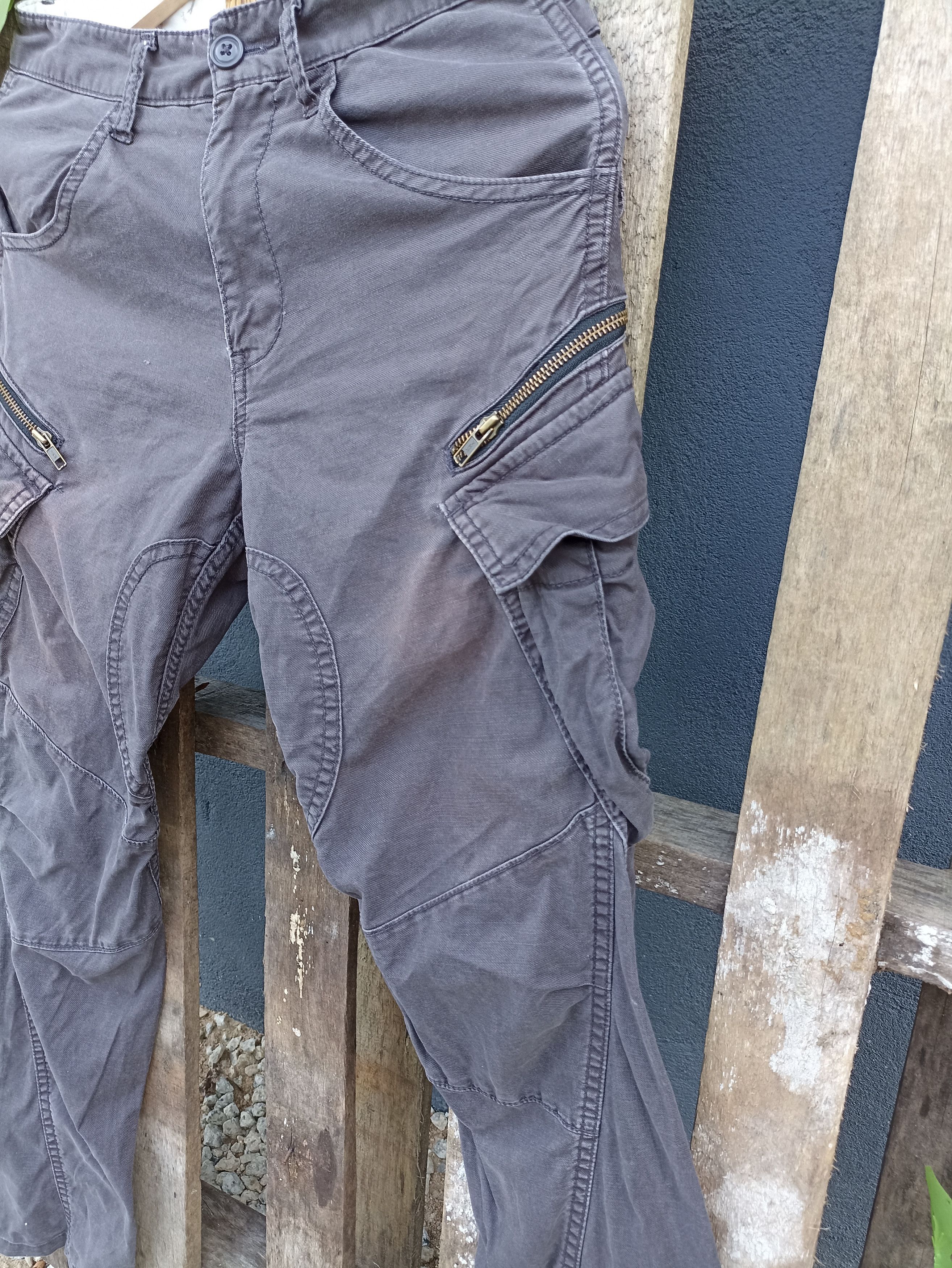 Japanese Brand × Vintage Vintage Sun Faded Flash Report Cargo Utility Pants Size US 30 / EU 46 - 3 Thumbnail