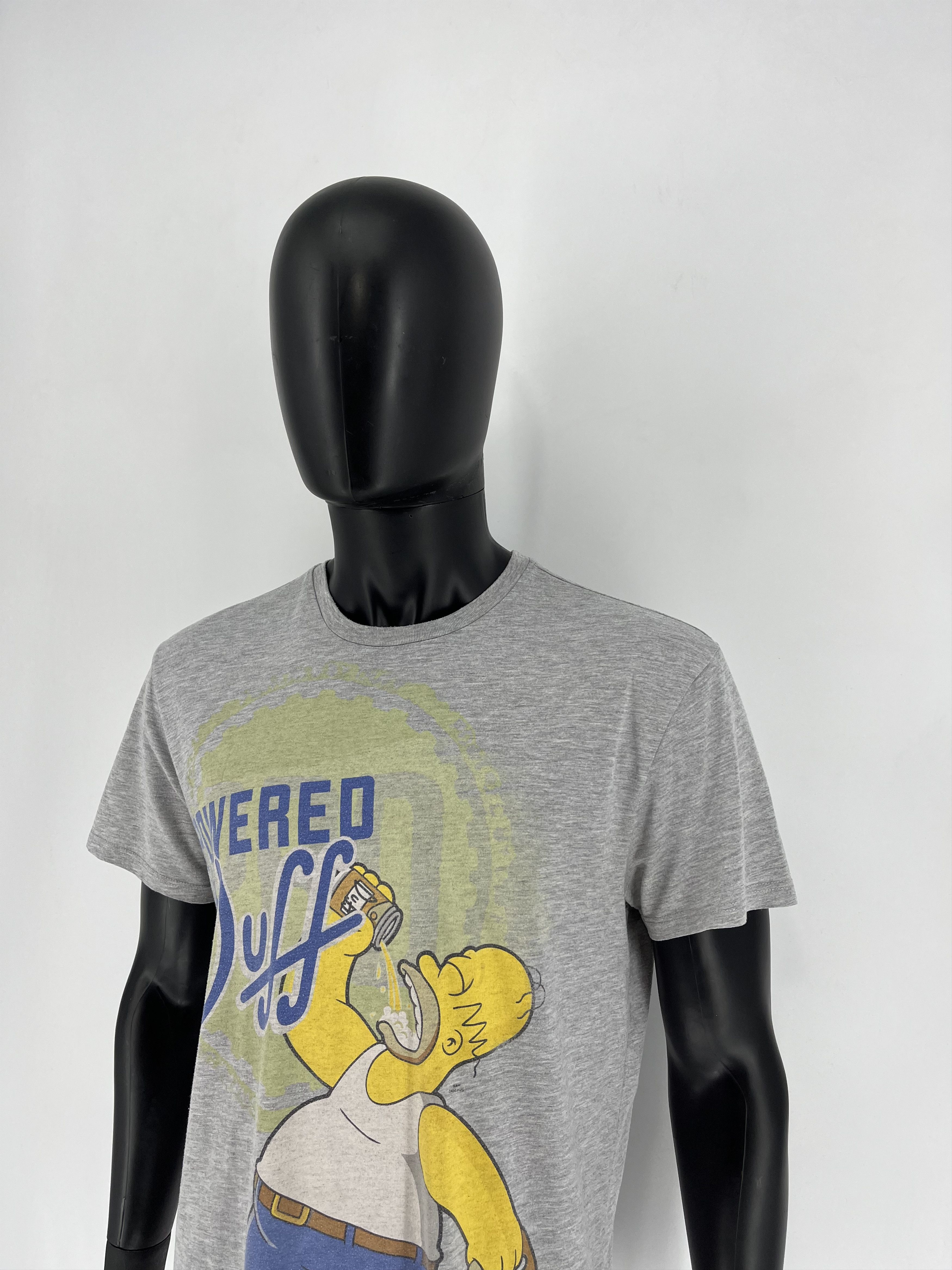 The Simpsons Vintage The Simpsons "Powered by Duff" T-Shirt Movie Size US XL / EU 56 / 4 - 5 Thumbnail