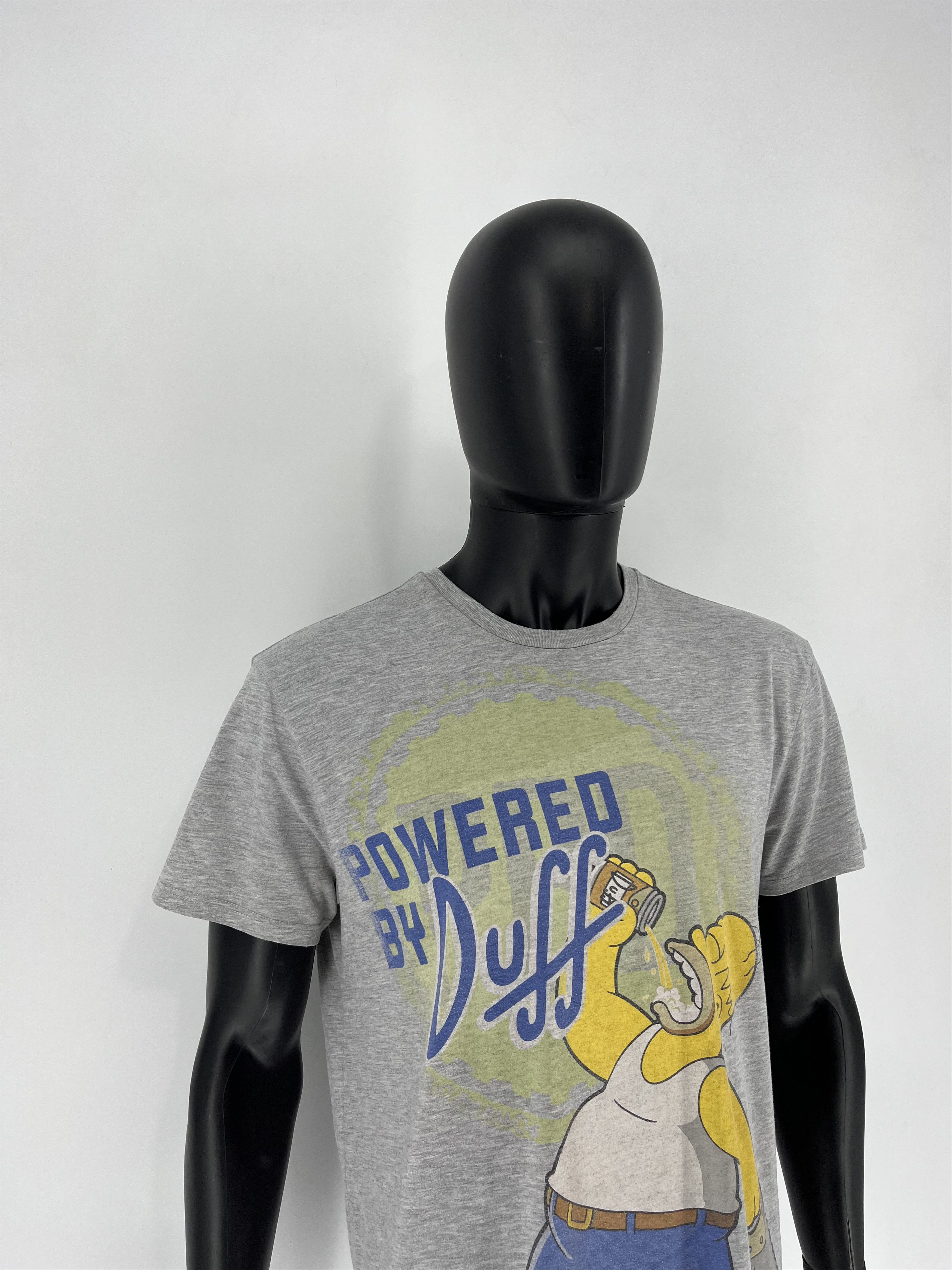 The Simpsons Vintage The Simpsons "Powered by Duff" T-Shirt Movie Size US XL / EU 56 / 4 - 4 Thumbnail