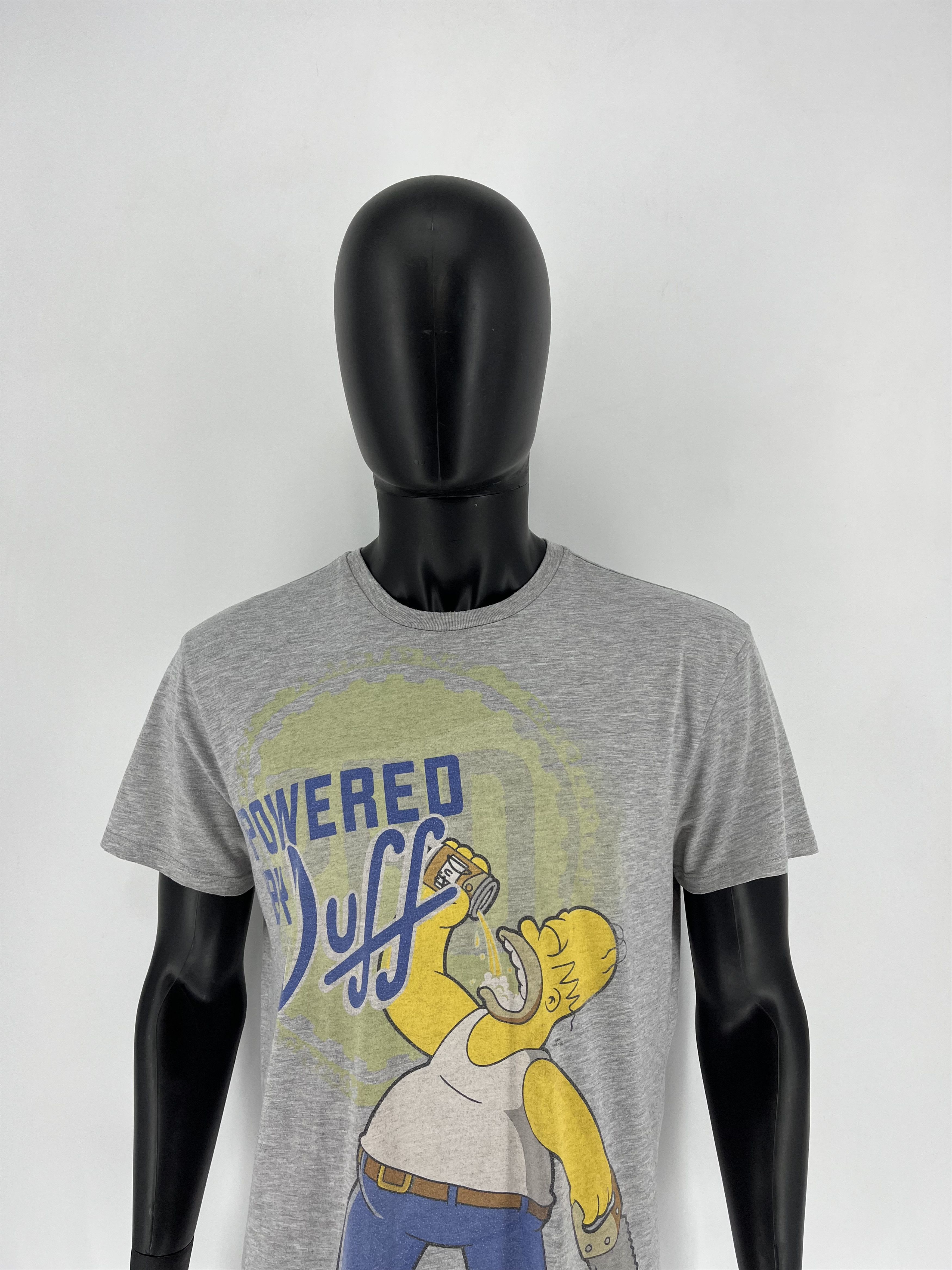The Simpsons Vintage The Simpsons "Powered by Duff" T-Shirt Movie Size US XL / EU 56 / 4 - 1 Thumbnail