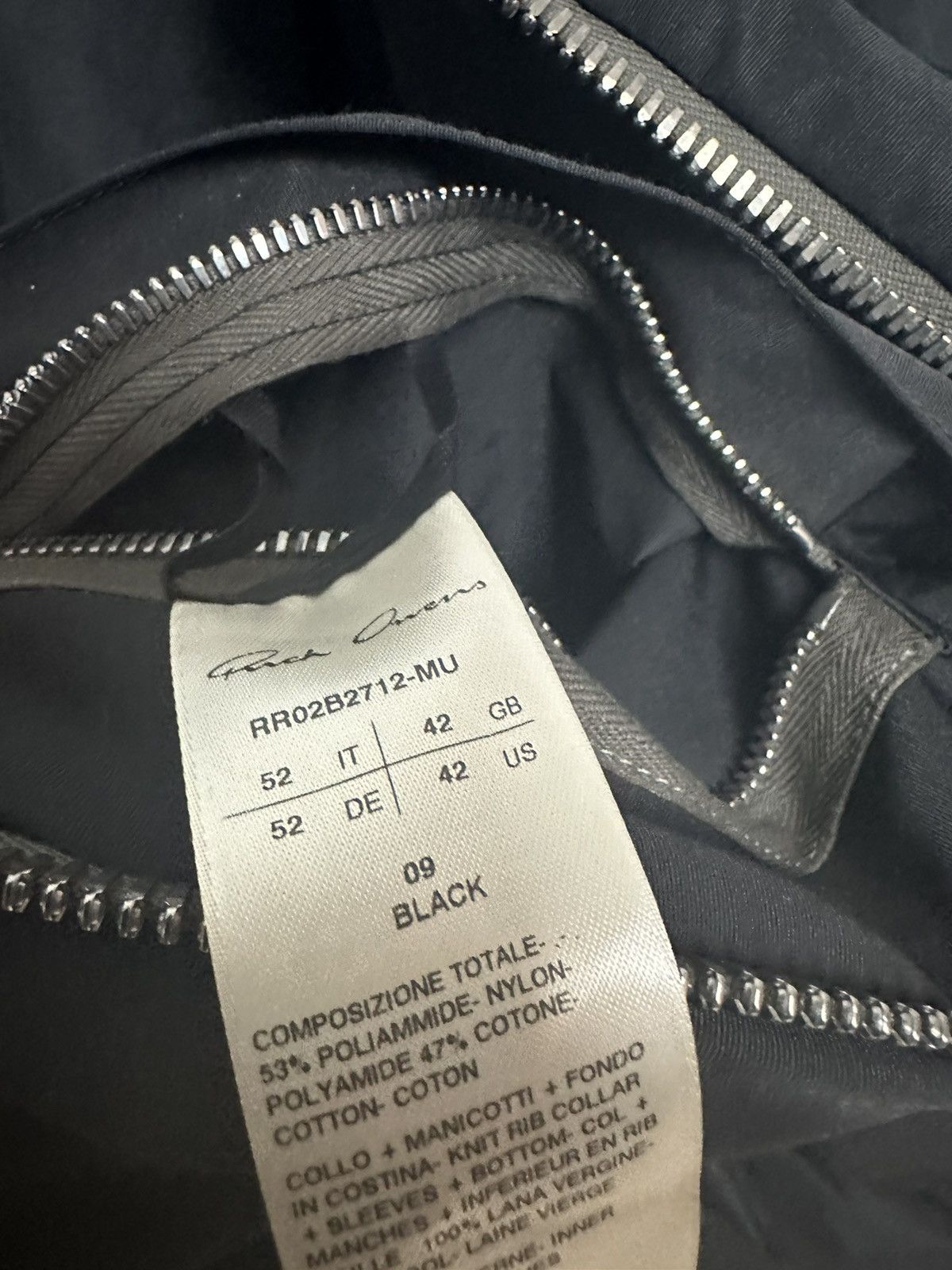 Rick Owens FW22 ‘STROBE’ Padded Gauntlet Bomber Size US L / EU 52-54 / 3 - 8 Thumbnail