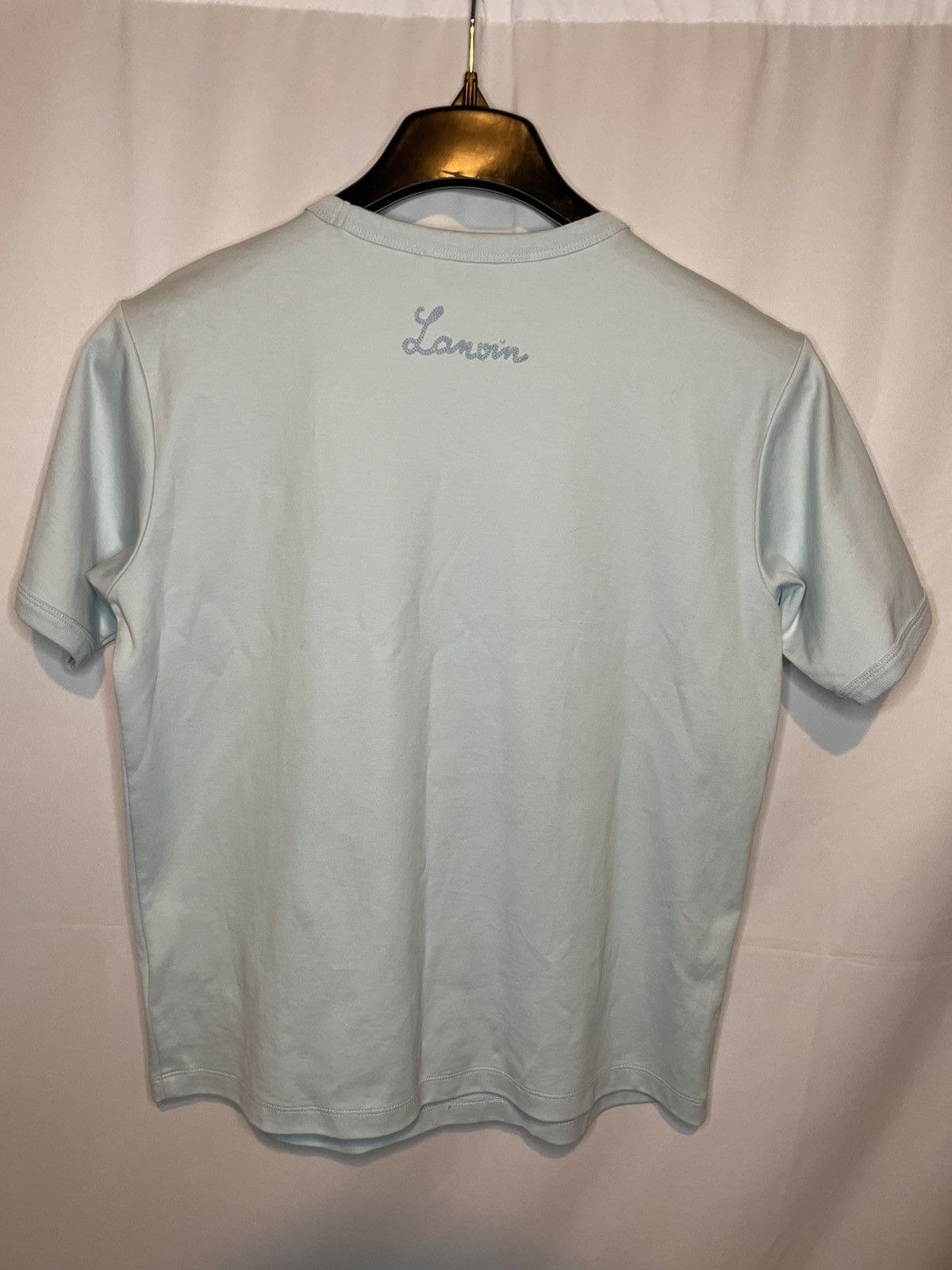 Lanvin Lanvin Crystal Logo T-Shirt Size S / US 4 / IT 40 - 2 Thumbnail