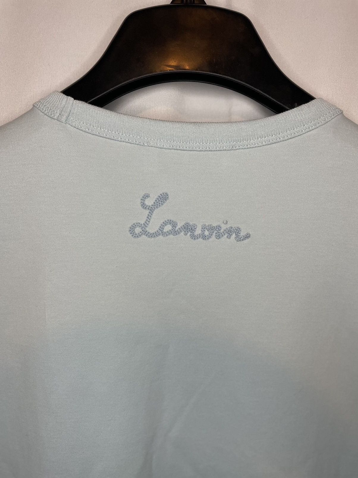 Lanvin Lanvin Crystal Logo T-Shirt Size S / US 4 / IT 40 - 4 Thumbnail