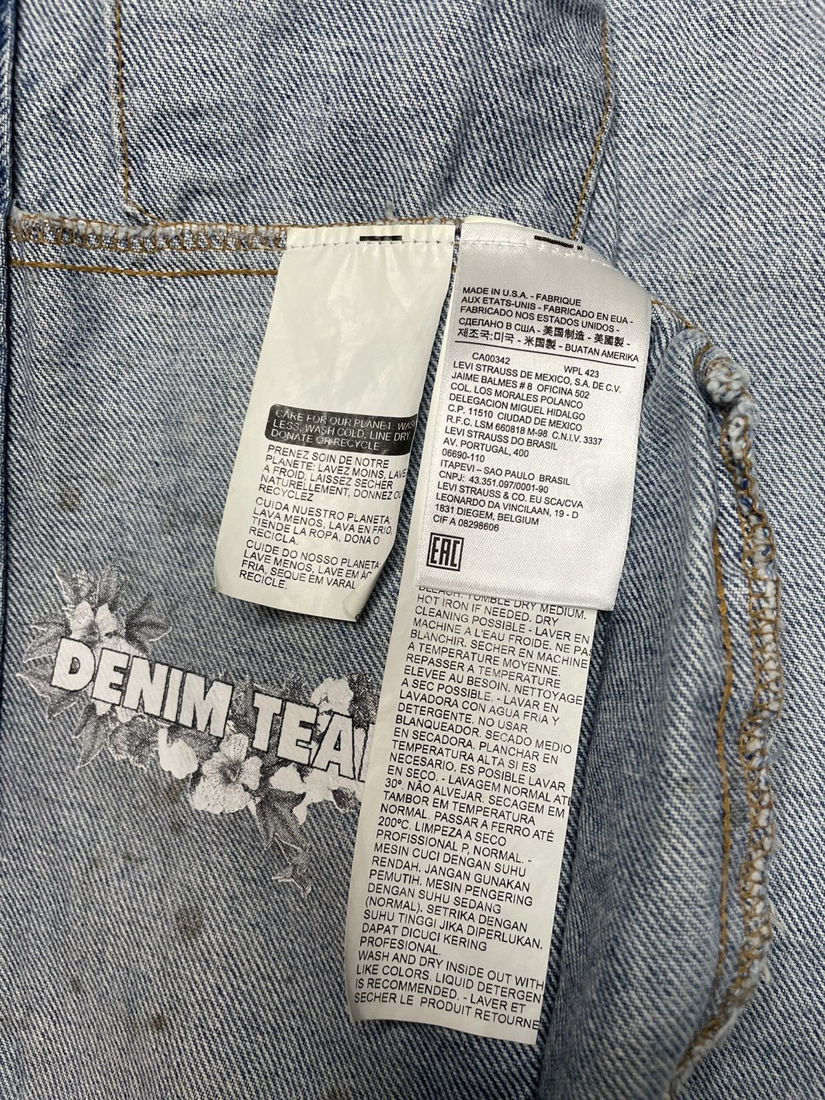 DENIM TEARS × Levi's Denim Tears x Levi’s Trucker Denim Jacket Size US L / EU 52-54 / 3 - 8 Thumbnail