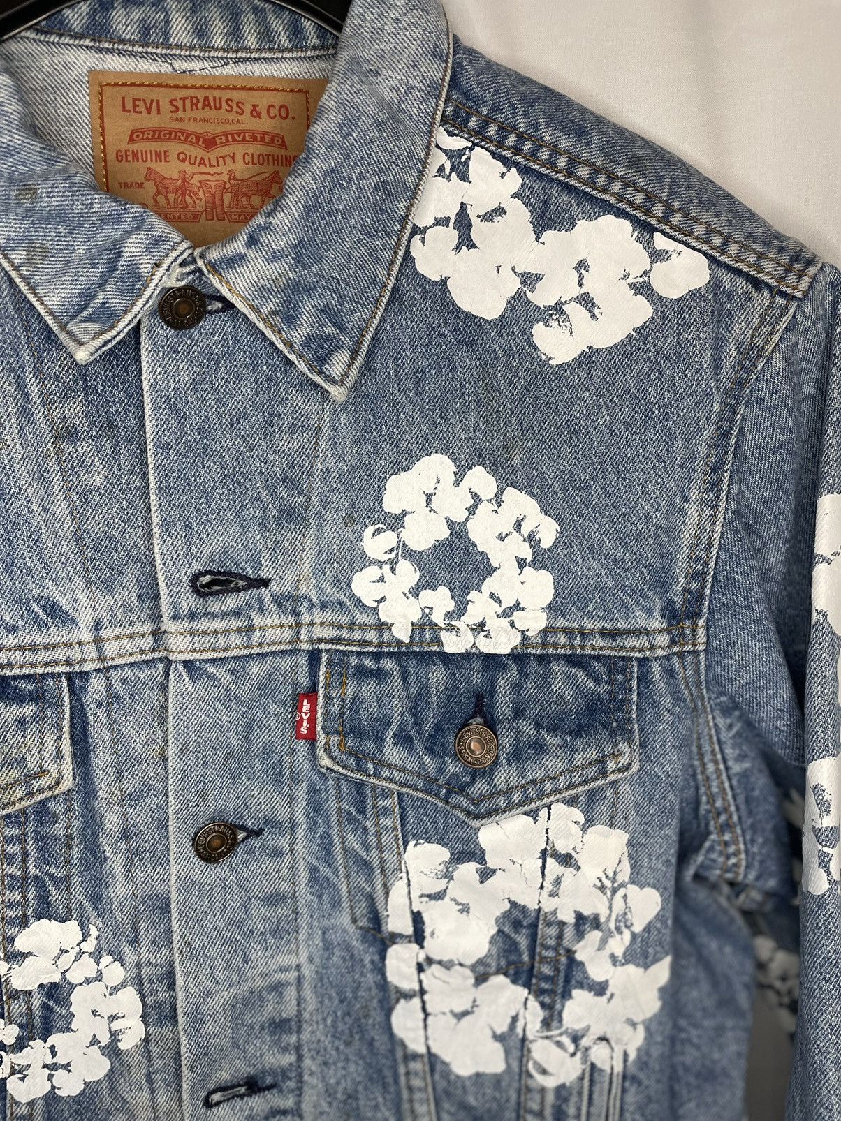 DENIM TEARS × Levi's Denim Tears x Levi’s Trucker Denim Jacket Size US L / EU 52-54 / 3 - 5 Thumbnail