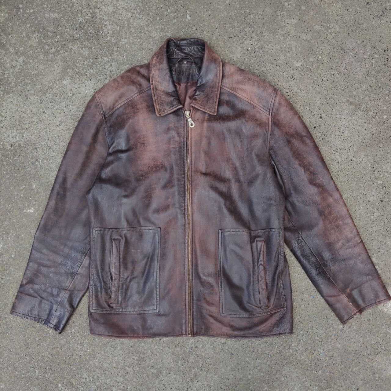 Other Vintage Raberg Leather Jacket Faded Germany Lamb Nappa Size US XL / EU 56 / 4 - 1 Thumbnail