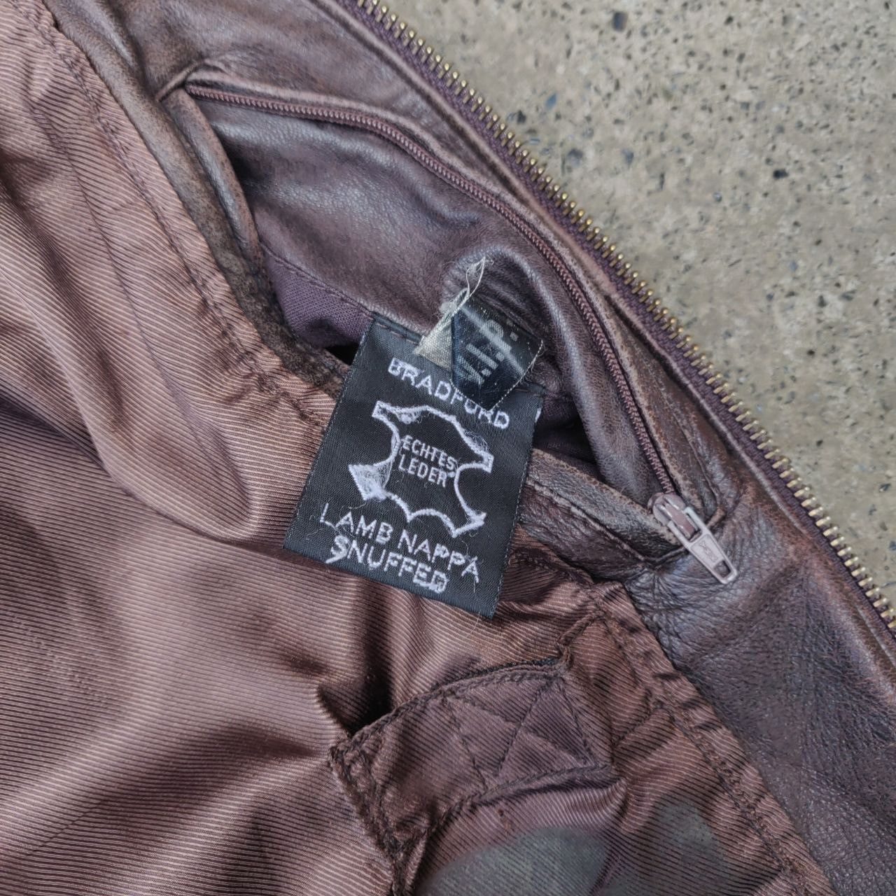 Other Vintage Raberg Leather Jacket Faded Germany Lamb Nappa Size US XL / EU 56 / 4 - 8 Thumbnail