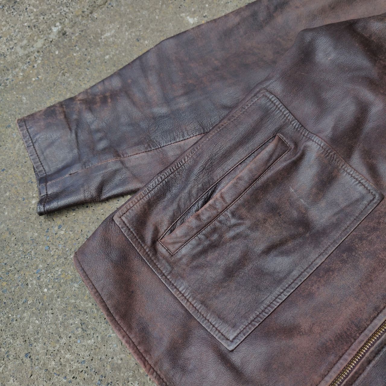Other Vintage Raberg Leather Jacket Faded Germany Lamb Nappa Size US XL / EU 56 / 4 - 5 Thumbnail