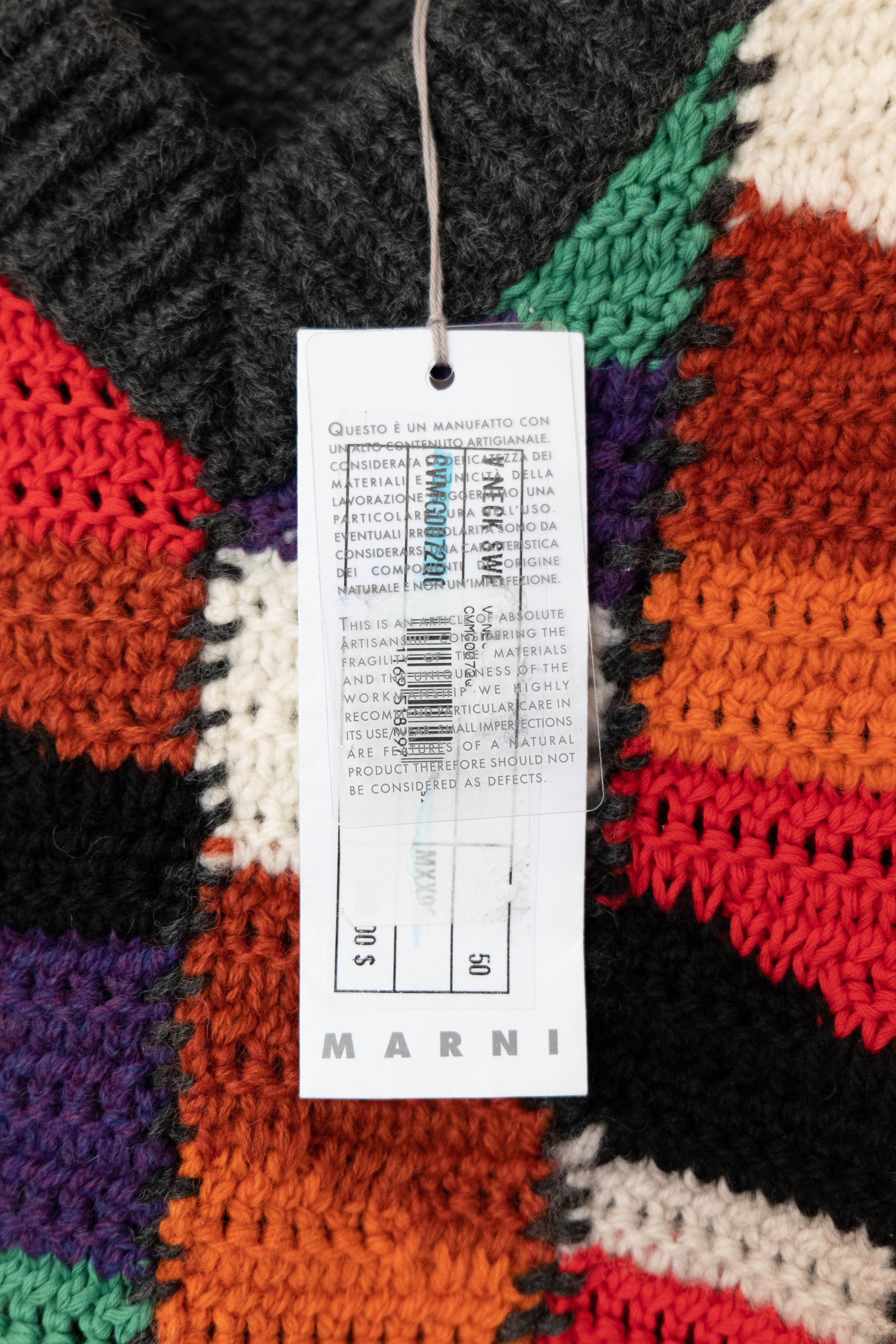Marni hand knit heavy wool vest Size US M / EU 48-50 / 2 - 3 Thumbnail