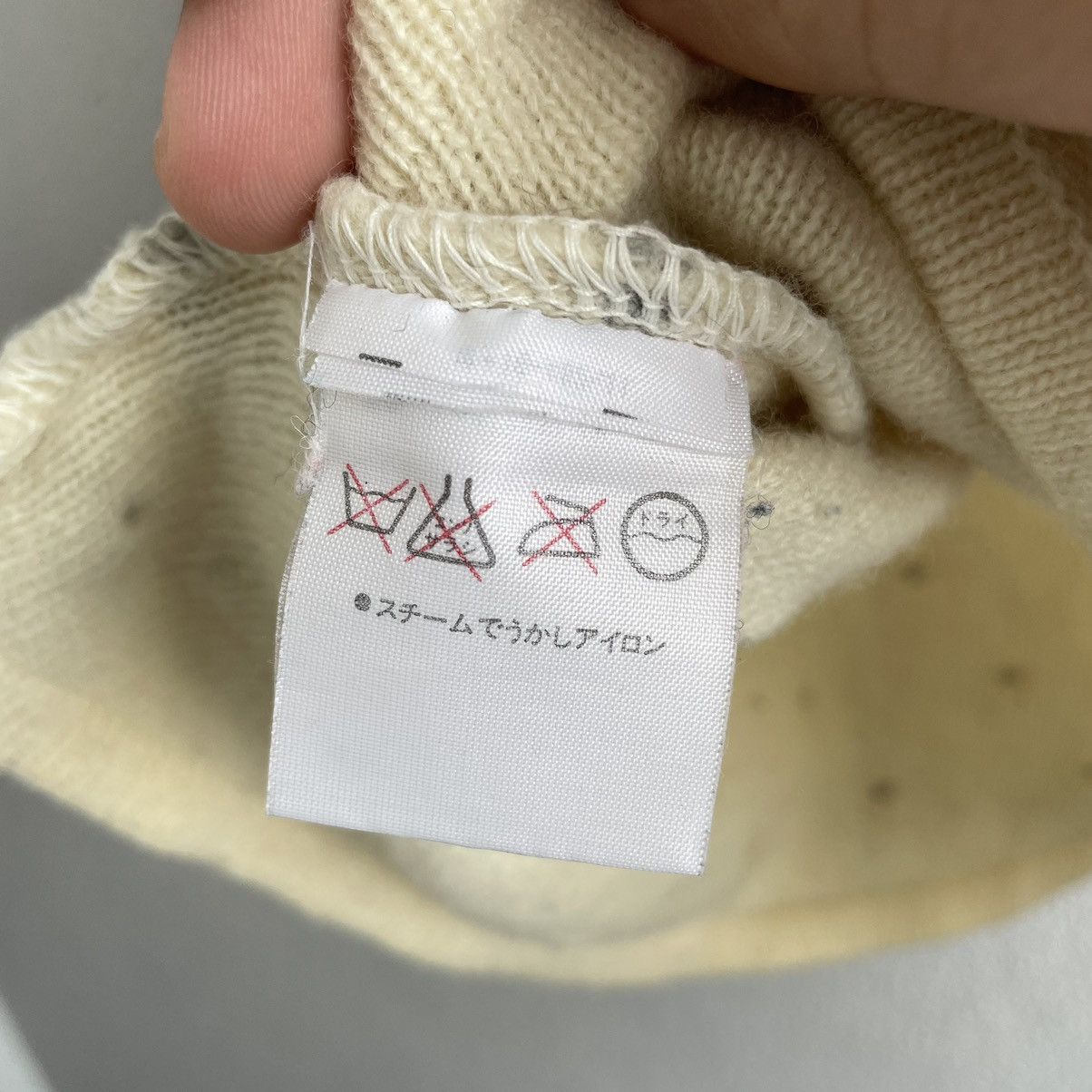 Issey Miyake Vintage 1970s Issey Miyake Polka-Dot Knit Sweater Size US M / EU 48-50 / 2 - 5 Thumbnail