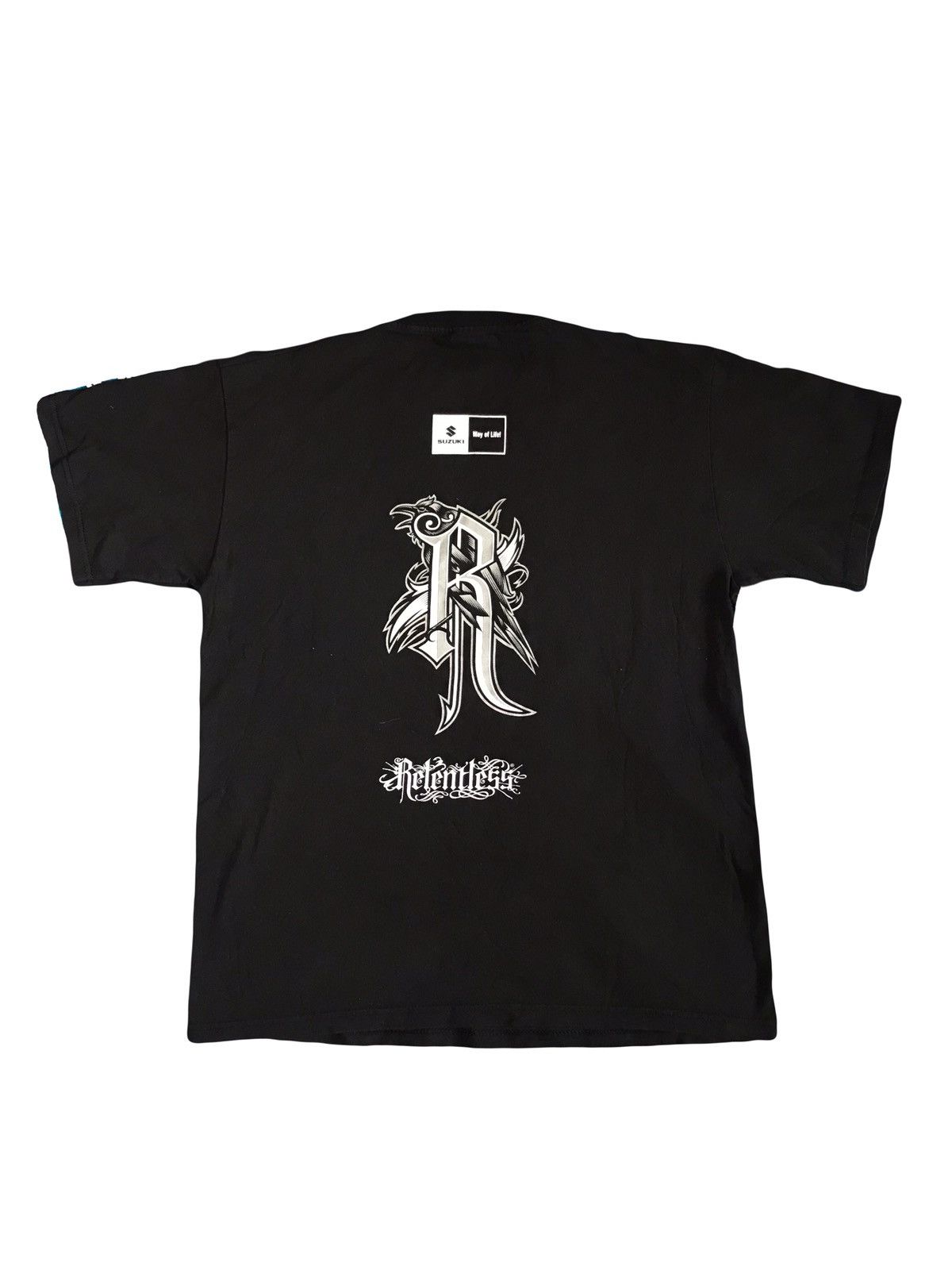 Japanese Brand Vintage Suzuki Taz Racing relentless motorcycle black shirts Size US L / EU 52-54 / 3 - 2 Thumbnail