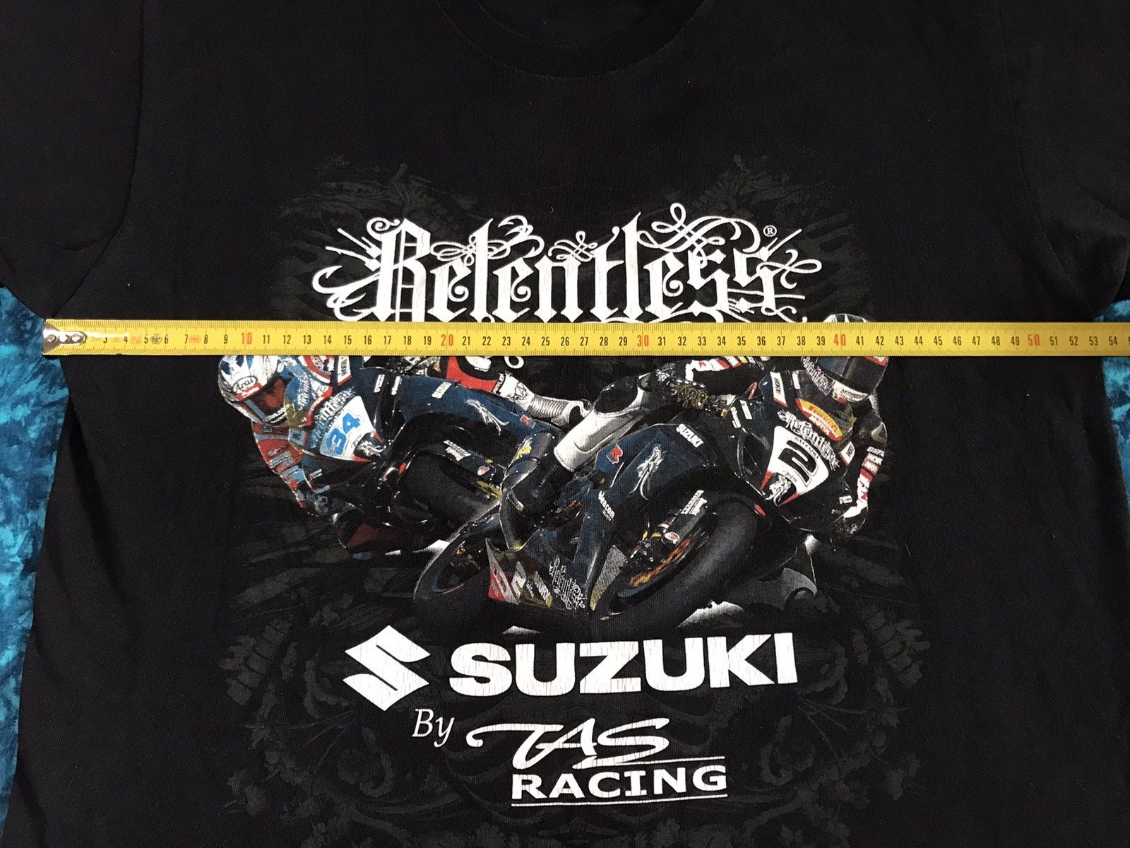 Japanese Brand Vintage Suzuki Taz Racing relentless motorcycle black shirts Size US L / EU 52-54 / 3 - 21 Thumbnail