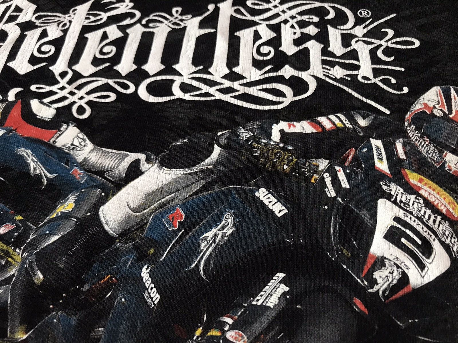 Japanese Brand Vintage Suzuki Taz Racing relentless motorcycle black shirts Size US L / EU 52-54 / 3 - 5 Thumbnail