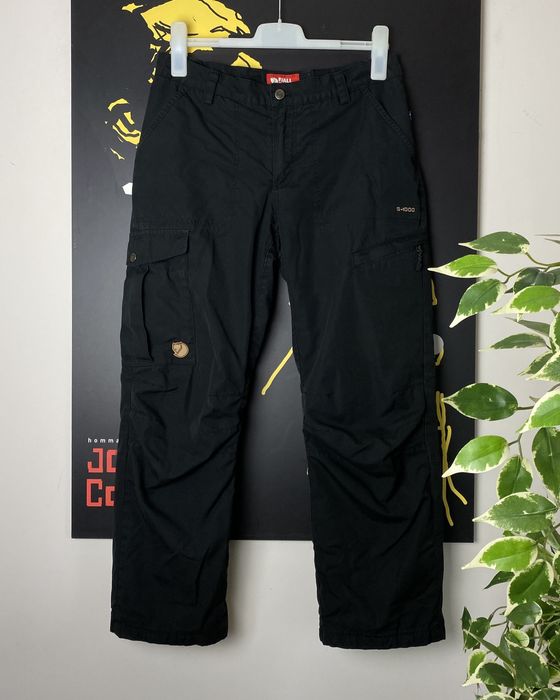 Fjallraven Fjallraven G1000 Salka Gorpcore Cargo Black Pants Grailed