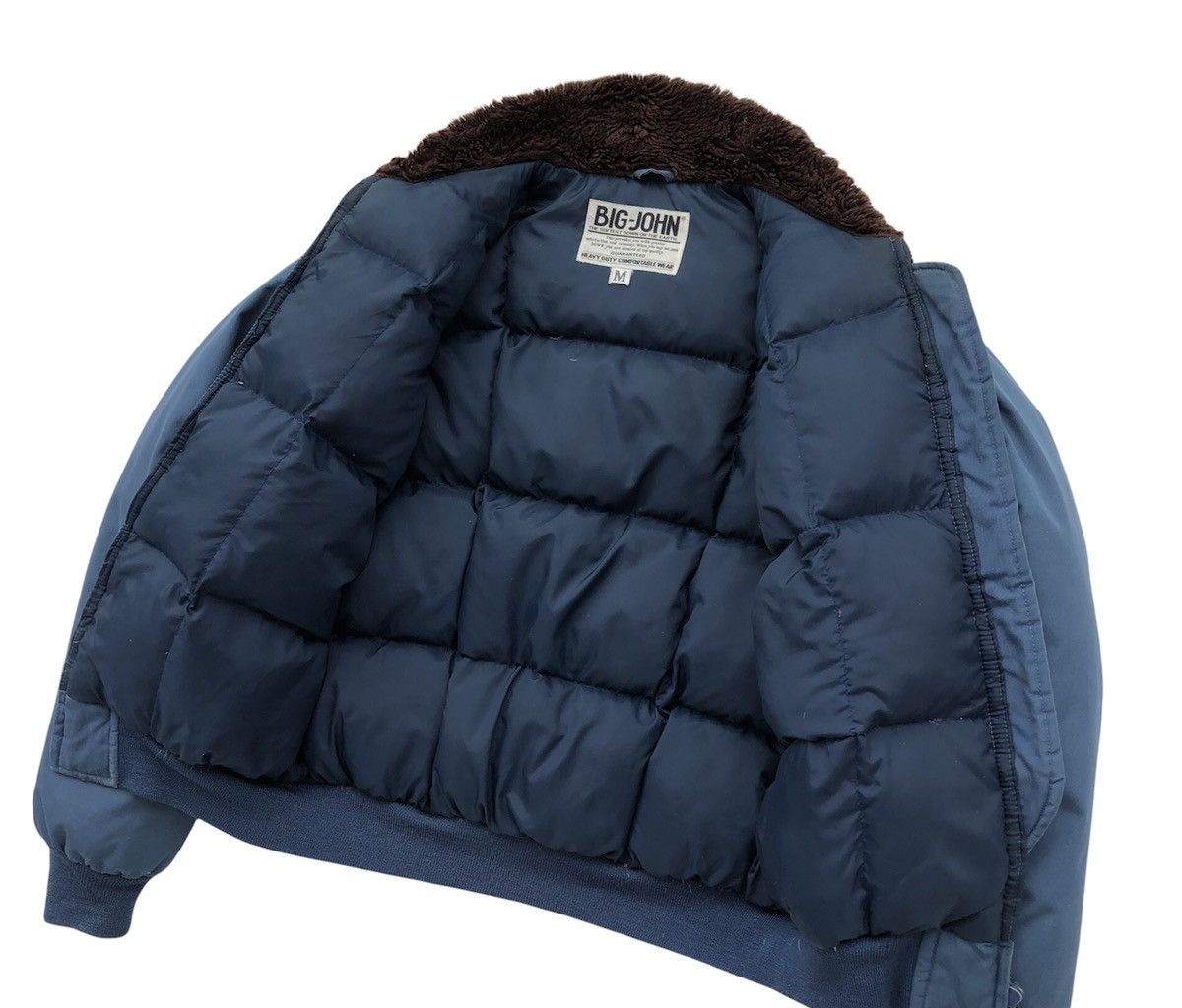 Big John Vtg Big John Collar Faux Fur Down Feathers Puffer Jacket Size US M / EU 48-50 / 2 - 6 Thumbnail