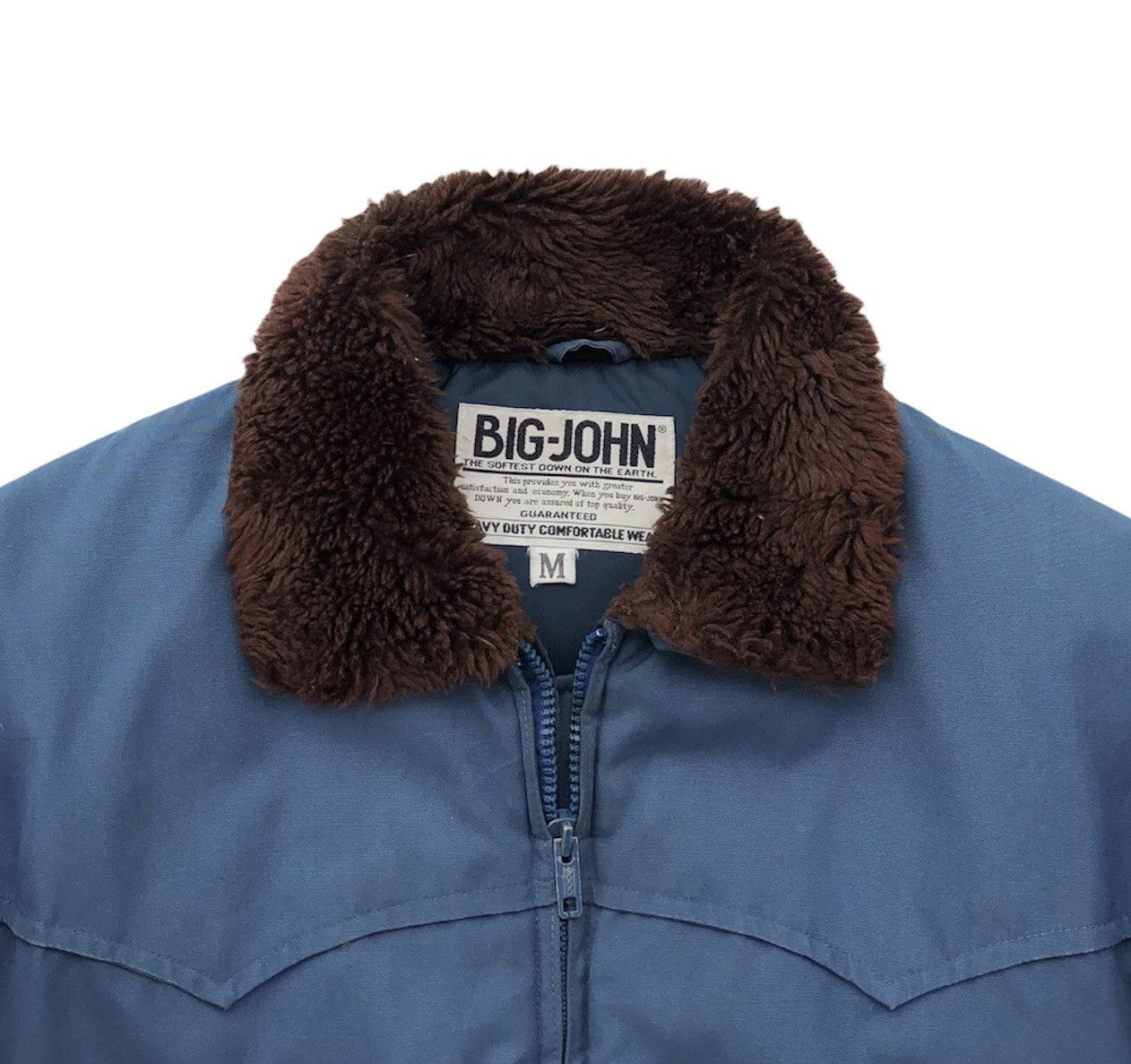Big John Vtg Big John Collar Faux Fur Down Feathers Puffer Jacket Size US M / EU 48-50 / 2 - 10 Thumbnail