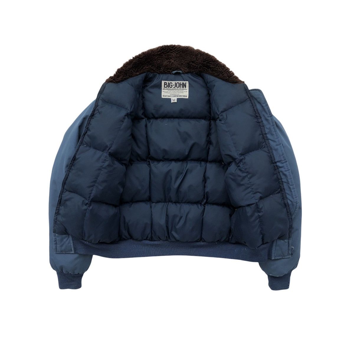 Big John Vtg Big John Collar Faux Fur Down Feathers Puffer Jacket Size US M / EU 48-50 / 2 - 5 Thumbnail