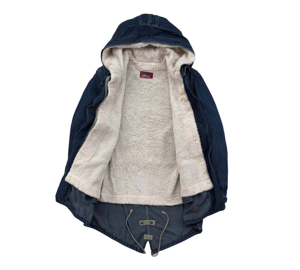Avirex 🔥Avirex Military Fashion Style Denim Parka Jacket Size US M / EU 48-50 / 2 - 4 Thumbnail