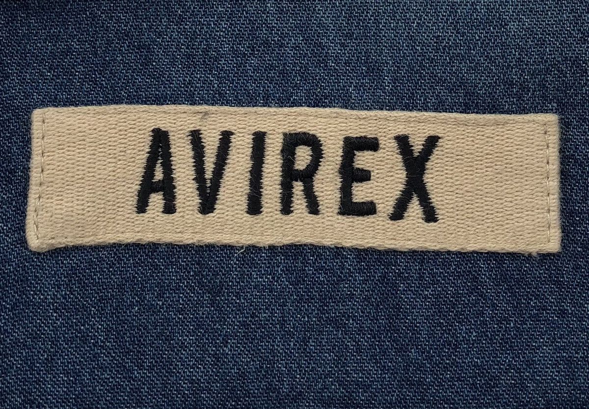 Avirex 🔥Avirex Military Fashion Style Denim Parka Jacket Size US M / EU 48-50 / 2 - 7 Thumbnail