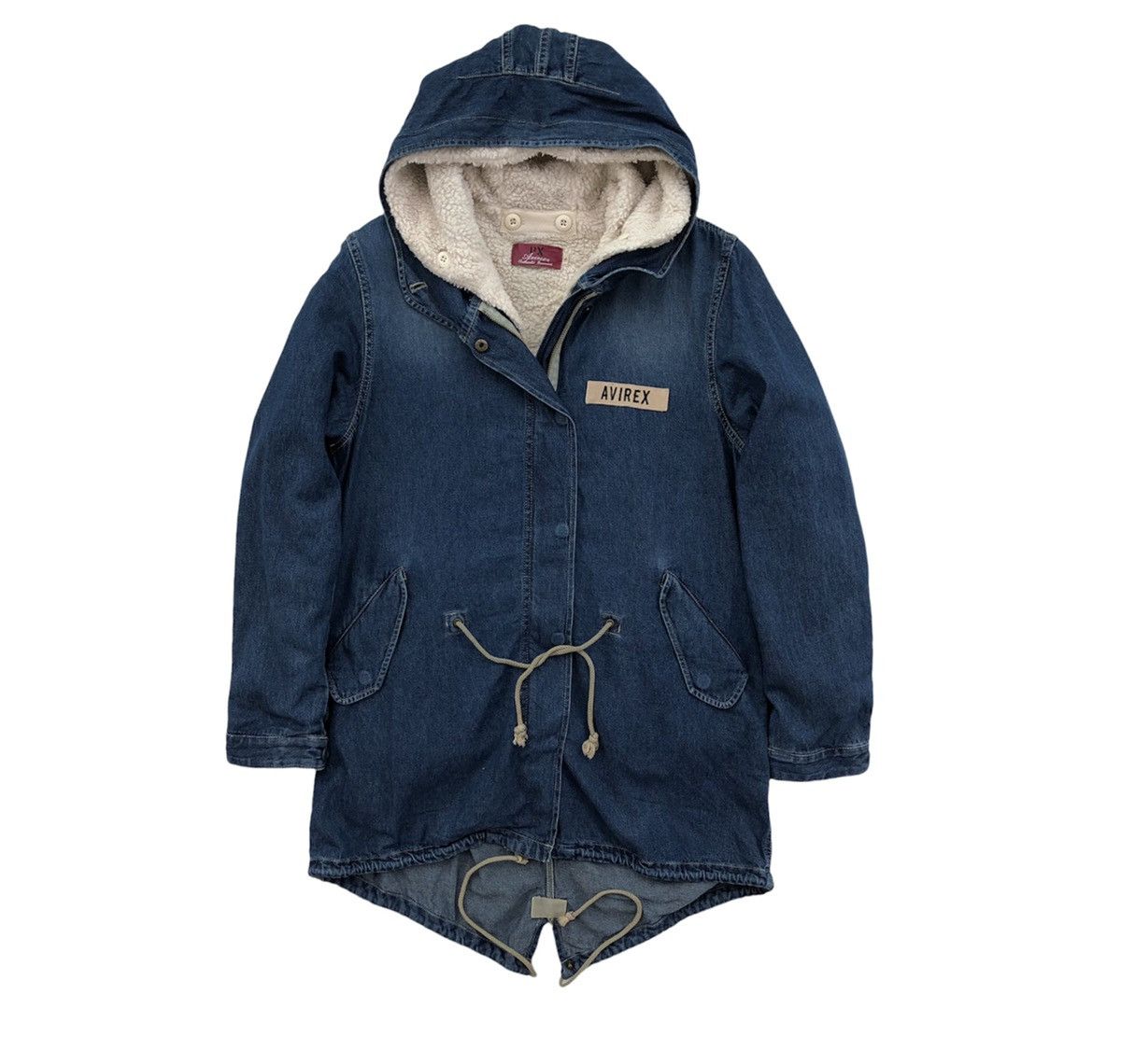Avirex 🔥Avirex Military Fashion Style Denim Parka Jacket Size US M / EU 48-50 / 2 - 1 Thumbnail