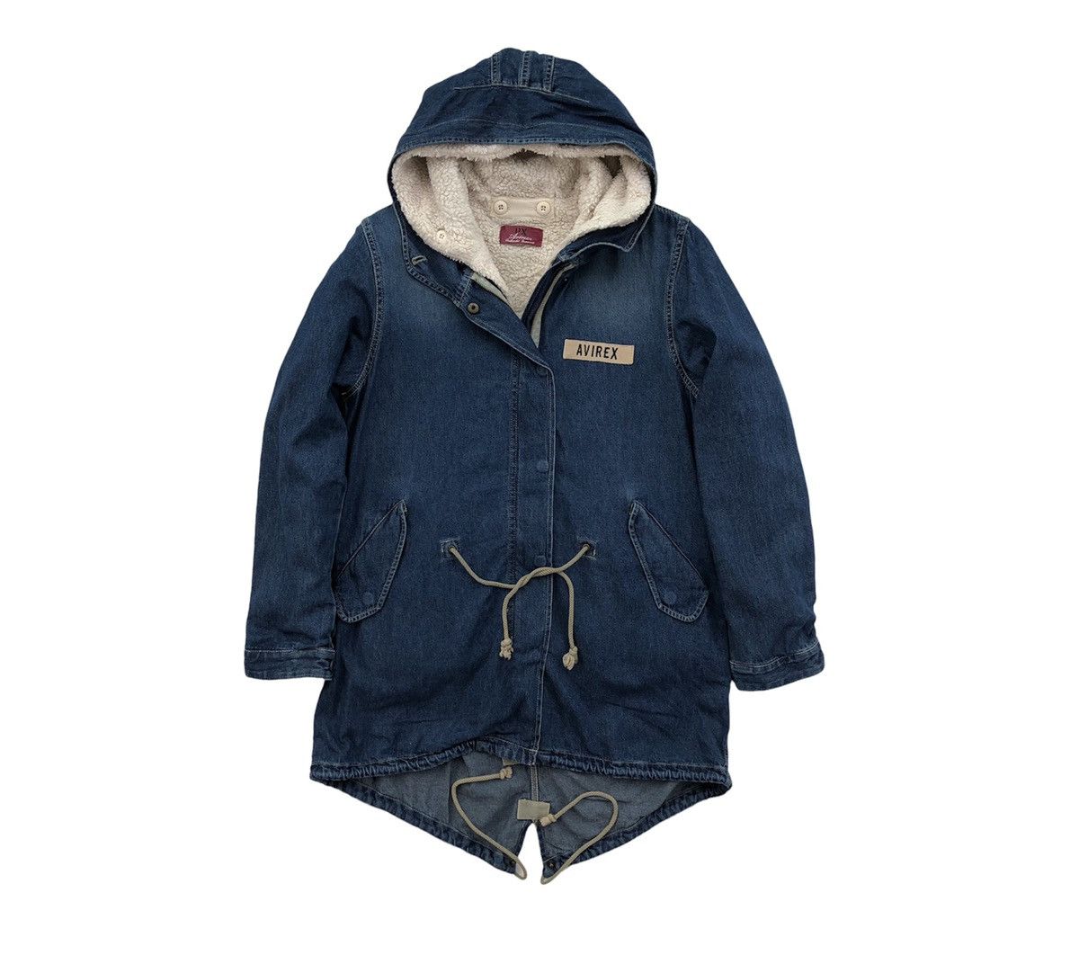 Avirex 🔥Avirex Military Fashion Style Denim Parka Jacket Size US M / EU 48-50 / 2 - 2 Thumbnail