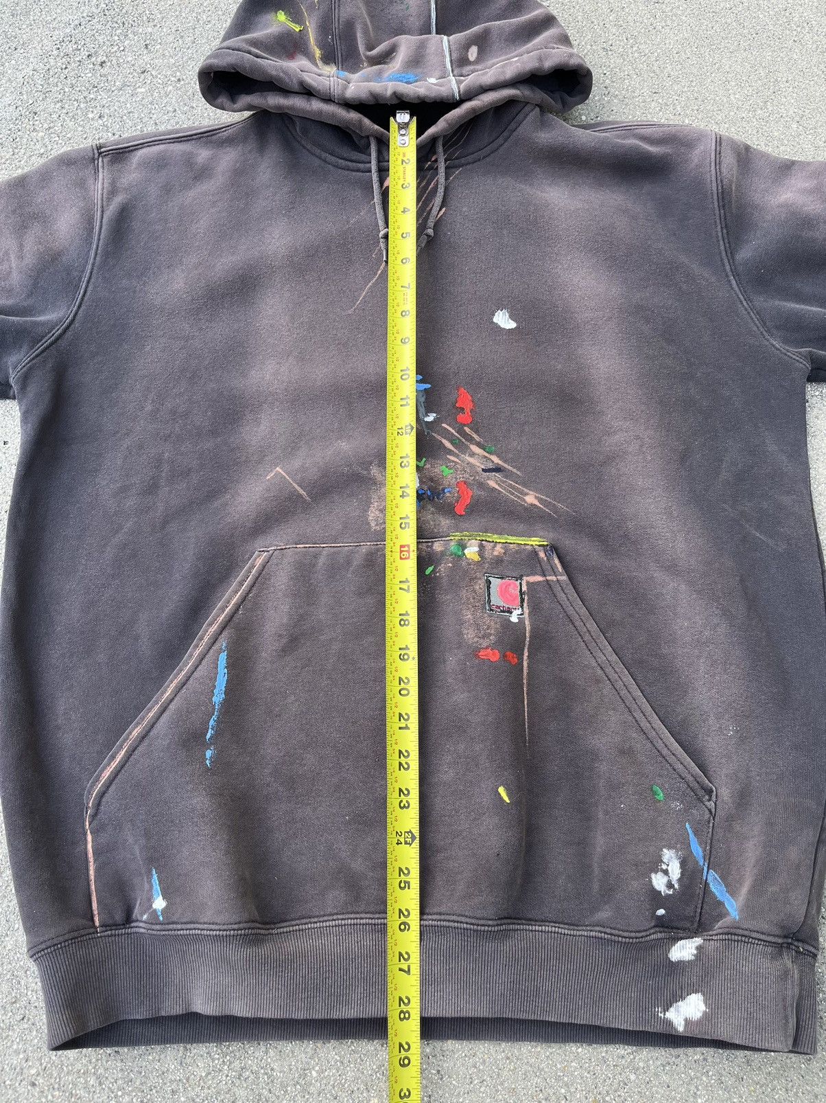 Carhartt × Carhartt Wip Custom Carhartt Hoodie Sun Fade Thrashed Distressed Worn Size US L / EU 52-54 / 3 - 5 Thumbnail