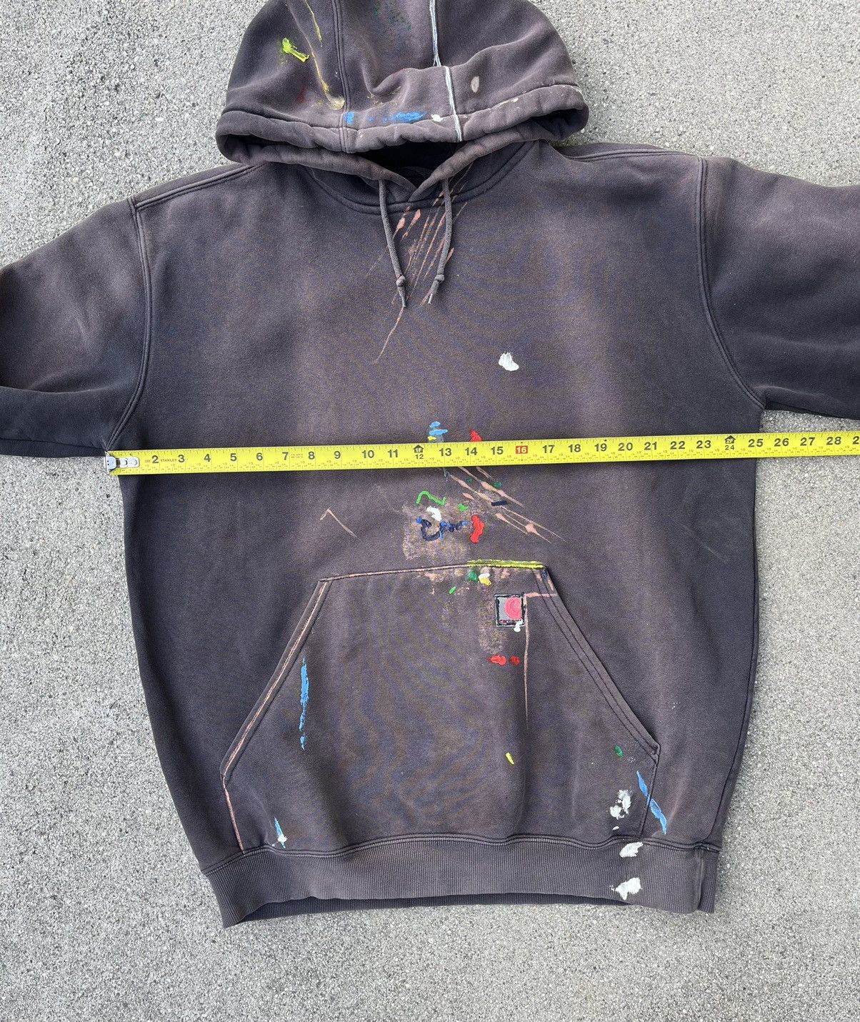 Carhartt × Carhartt Wip Custom Carhartt Hoodie Sun Fade Thrashed Distressed Worn Size US L / EU 52-54 / 3 - 4 Thumbnail