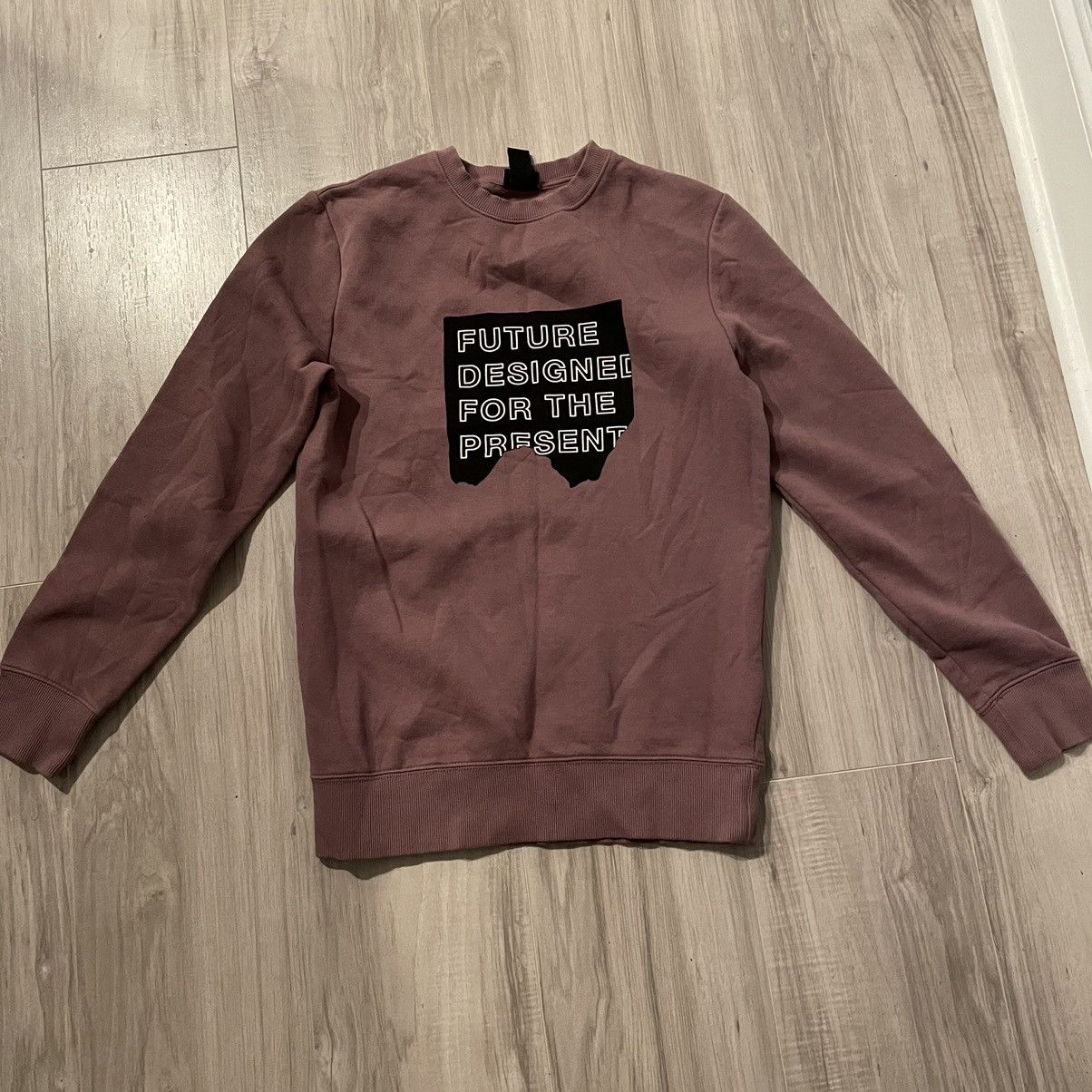 H&M H&M “Future Designed For The Present” sweatshirt Xs Size US XS / EU 42 / 0 - 1 Thumbnail