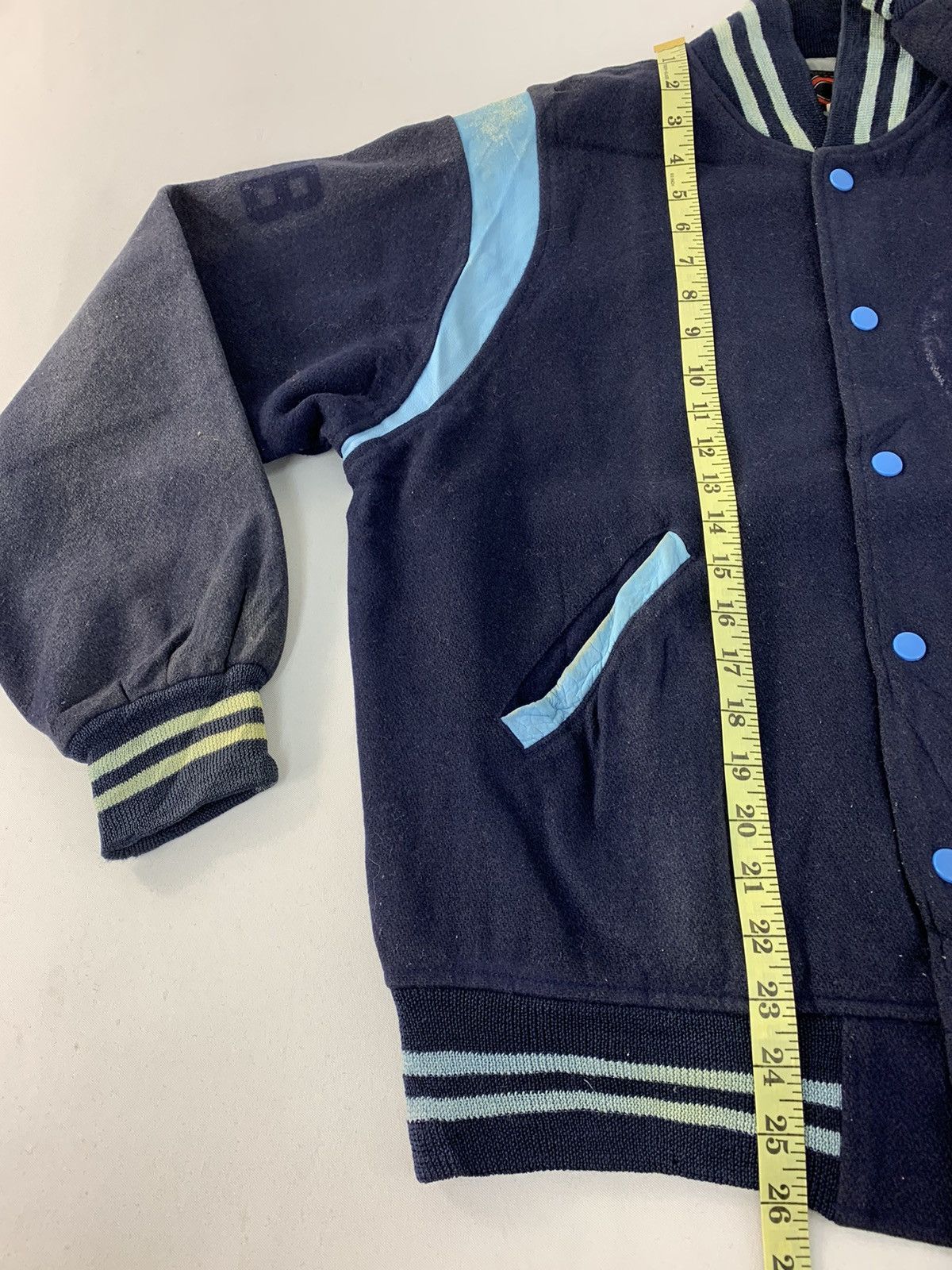 Japanese Brand × Vintage 90s Chuo Kanda Sport Tokyo Varsity Jacket Snap Button Design Size US L / EU 52-54 / 3 - 10 Thumbnail