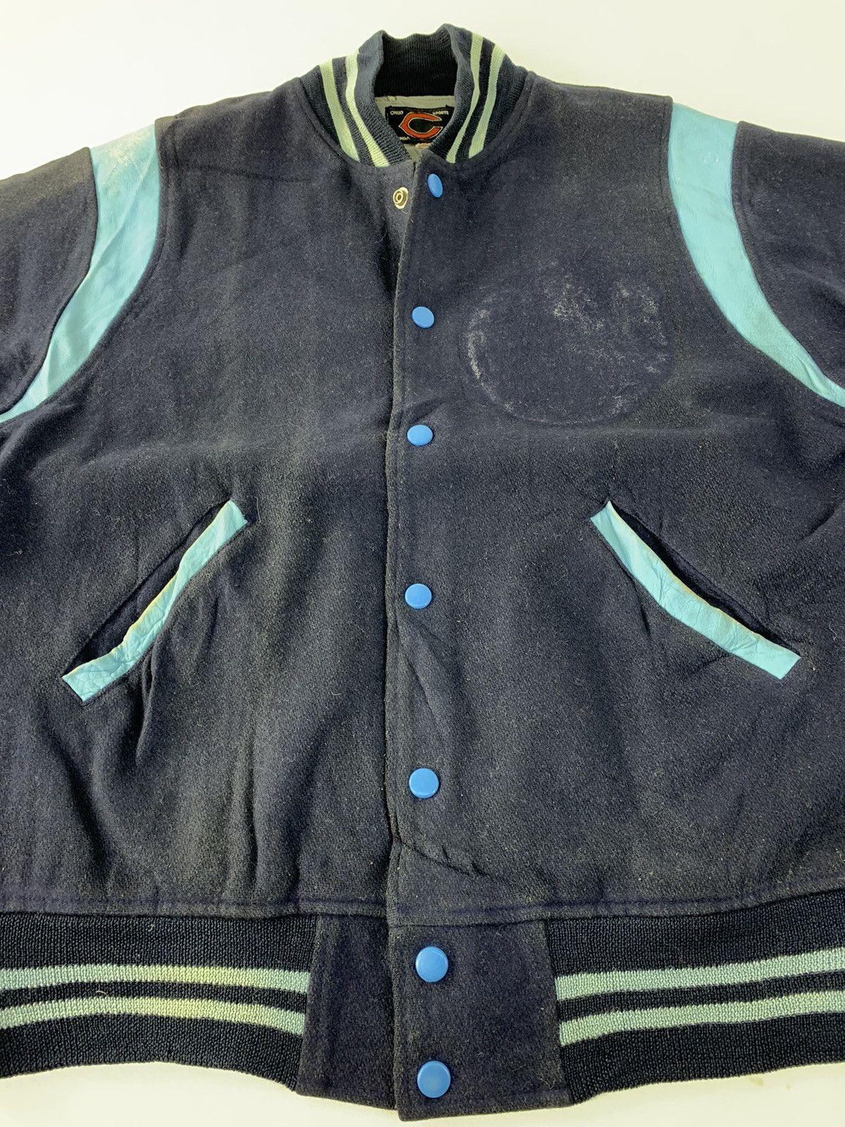 Japanese Brand × Vintage 90s Chuo Kanda Sport Tokyo Varsity Jacket Snap Button Design Size US L / EU 52-54 / 3 - 4 Thumbnail