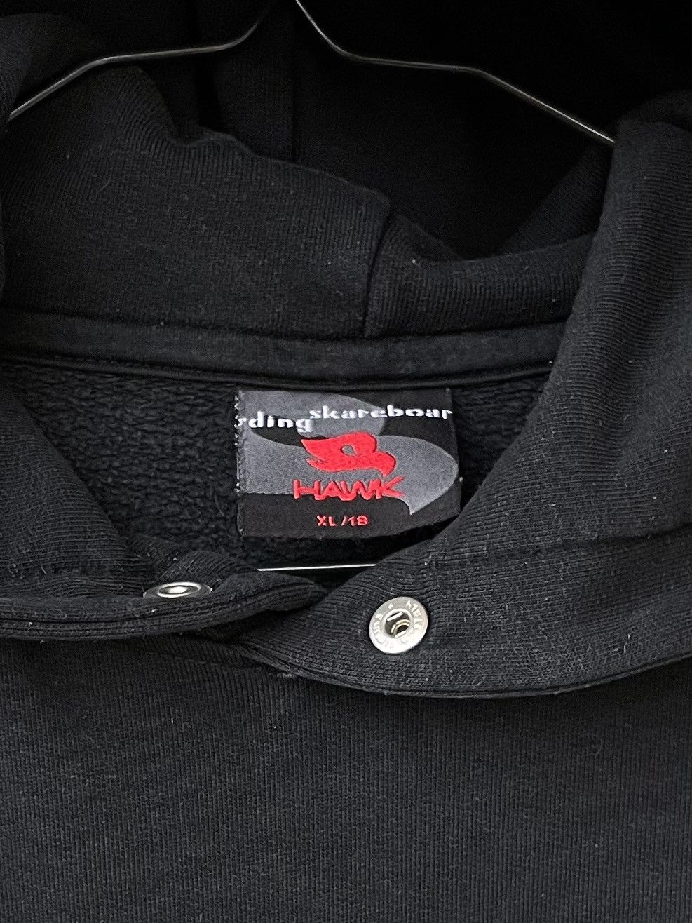 Hook-Ups × Tony Hawk × Vintage Vintage 90s Tony Hawk Skateboarding Embroidered Logo Hoodie Size US L / EU 52-54 / 3 - 5 Thumbnail