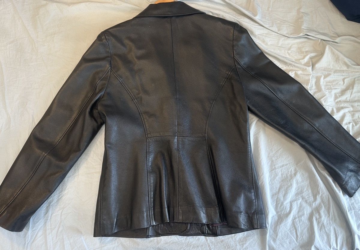 Vintage Vintage French Leather Jacket Size M / US 6-8 / IT 42-44 - 3 Thumbnail