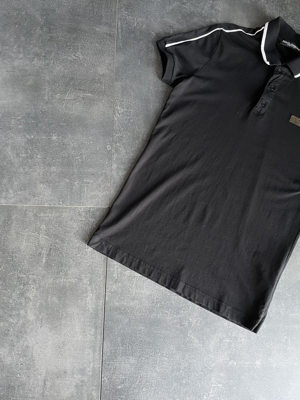 Dolce & Gabbana Vintage Dolce&Gabbana Luxury Black Polo Tee Shirt Size S Size US S / EU 44-46 / 1 - 4 Thumbnail